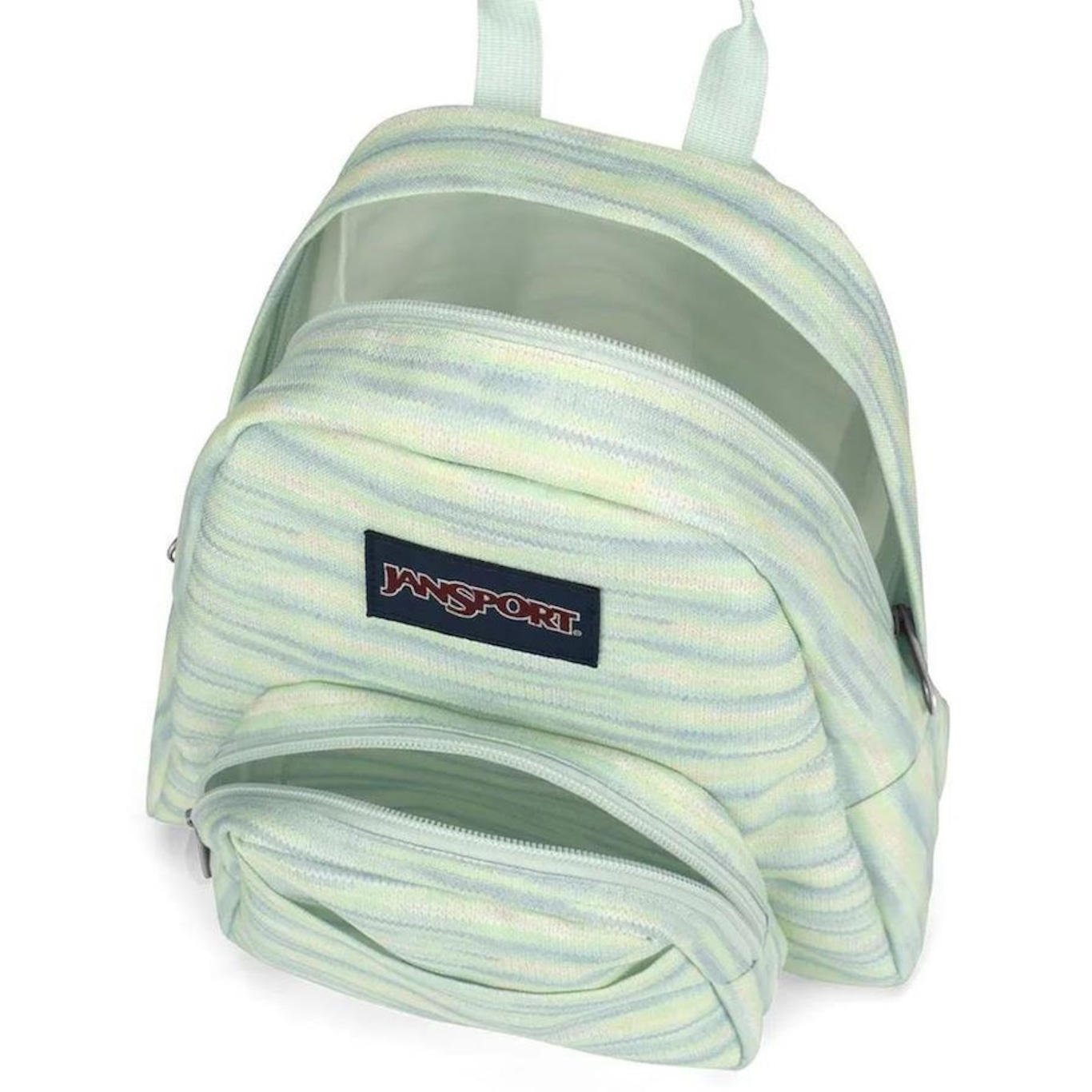 Mini Mochila Jansport Half Pint 70S Space Dye Fresh Mint - Foto 4