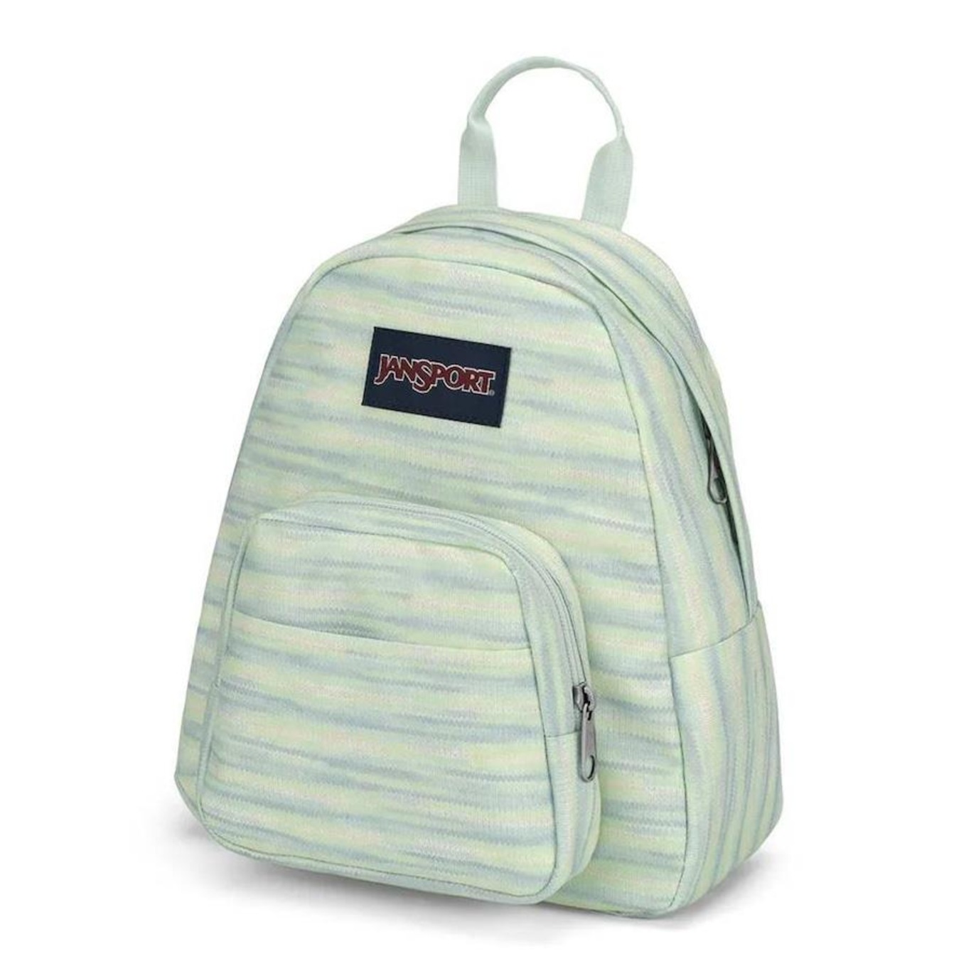 Mini Mochila Jansport Half Pint 70S Space Dye Fresh Mint - Foto 5