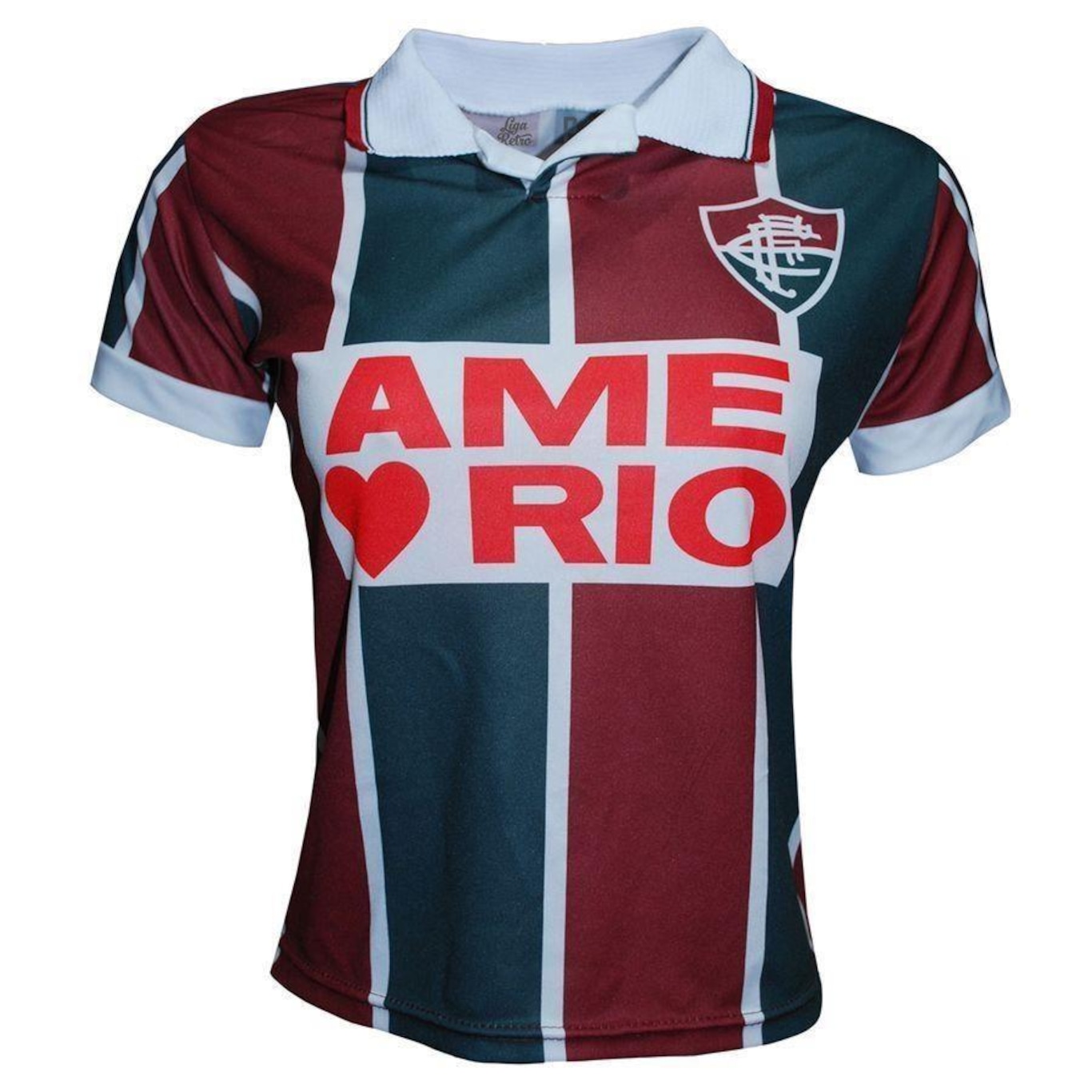 Camiseta do Fluminense 1995 Liga Retro - Feminina - Foto 1