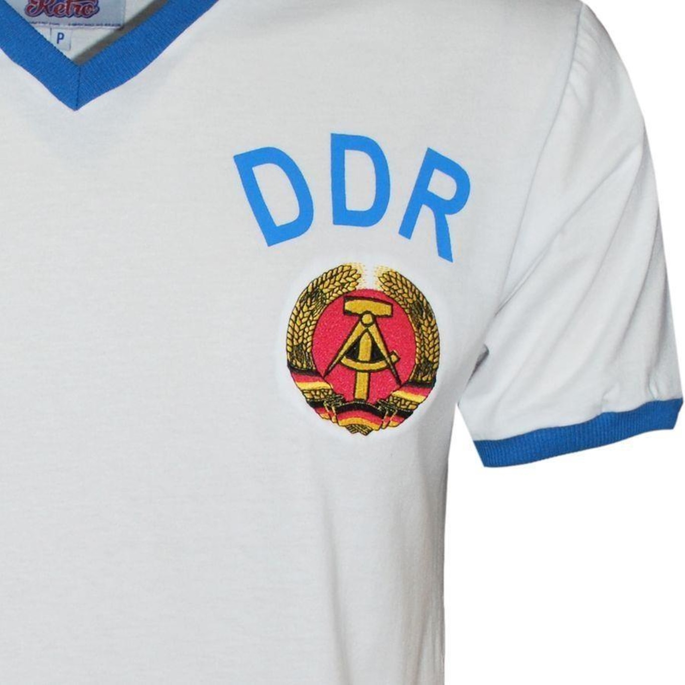 Camisa Ddr Liga Retro 1974 - Masculina - Foto 4