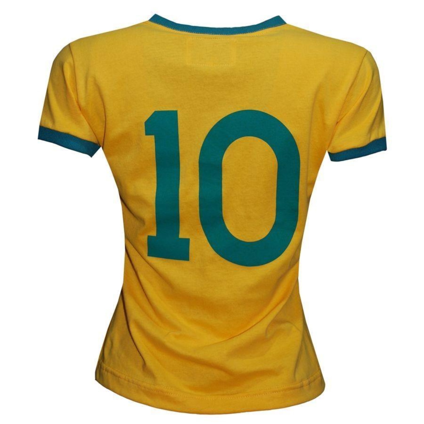 Camiseta do Brasil Faixa Feminina - Liga Retro - Foto 2