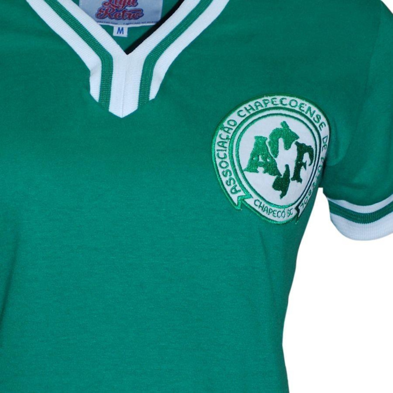 Camisa do Chapecoense 1977 Liga Retro - Feminina - Foto 4