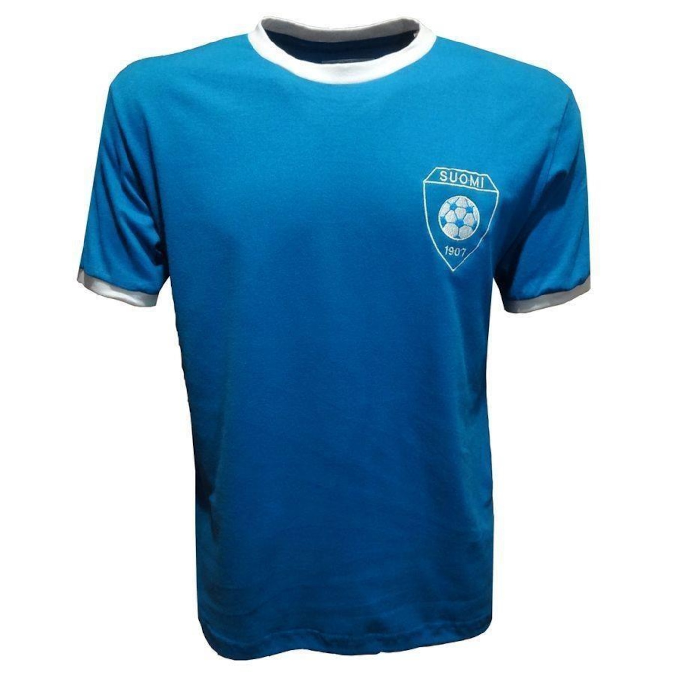 Camiseta Finlândia Liga Retro 1970 - Masculina - Foto 1