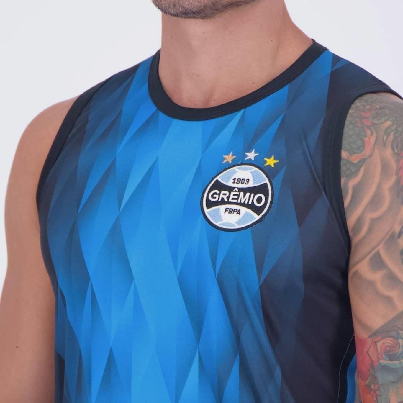 Camiseta Regata do Grêmio Surf Center Esportiva - Masculina - Foto 2