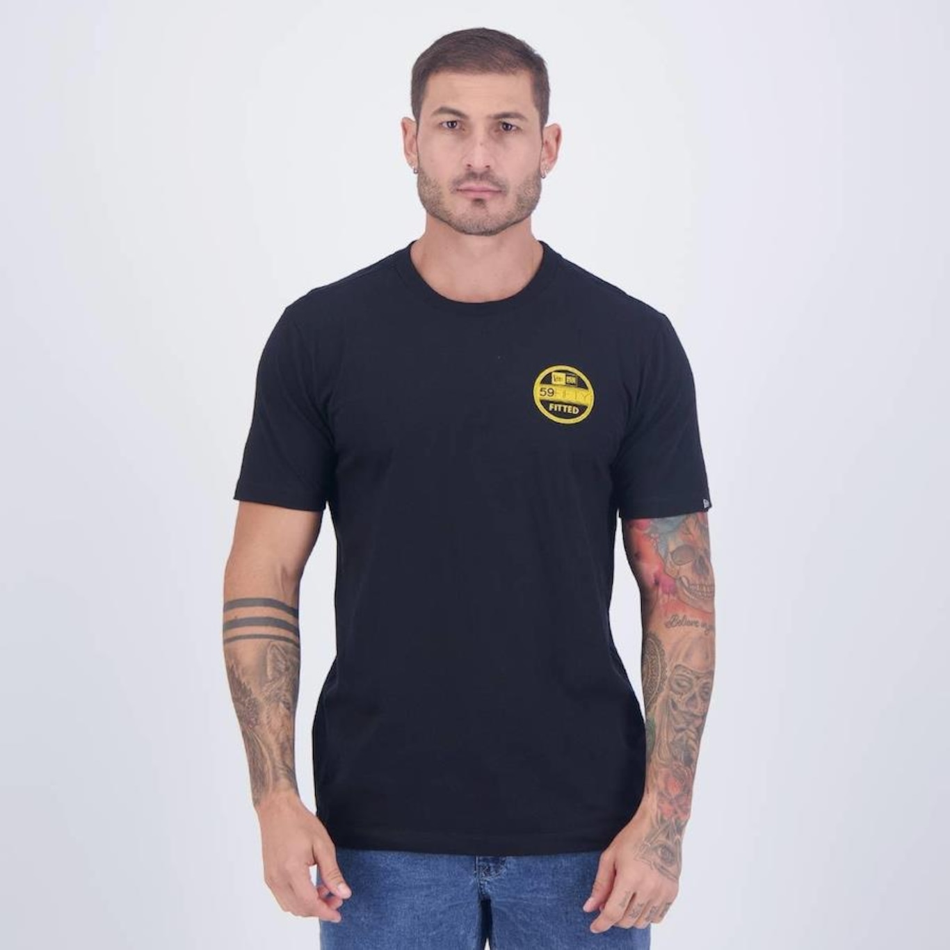 Camiseta New Era Core Branded Mini Logo - Masculina - Foto 1