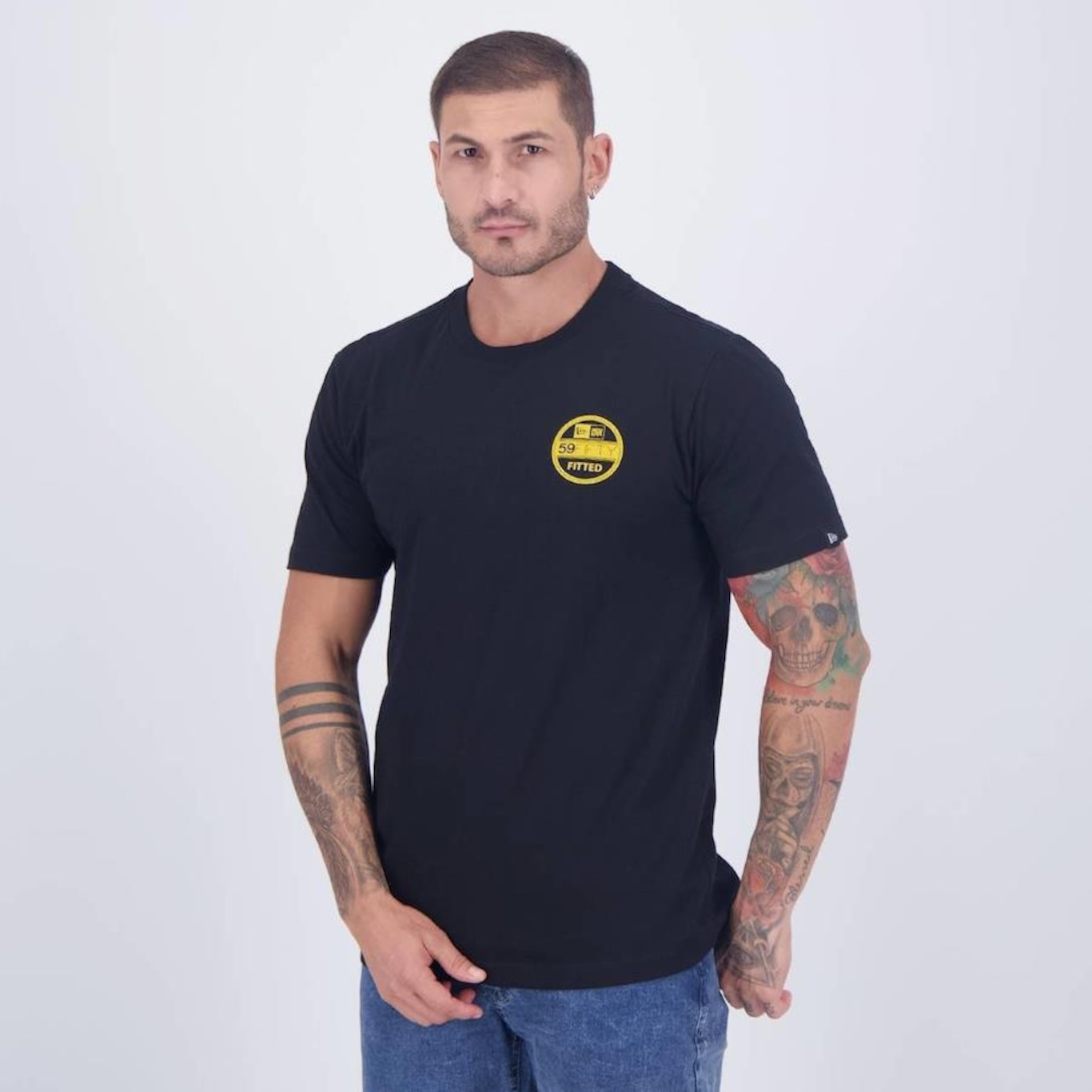 Camiseta New Era Core Branded Mini Logo - Masculina - Foto 3