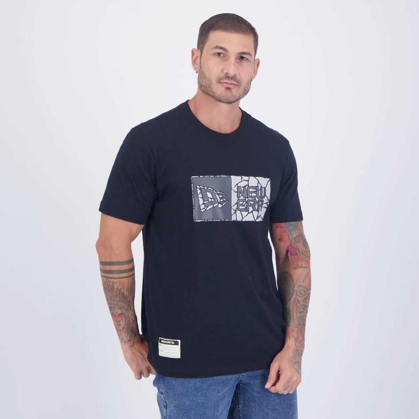 Camiseta New Era Core Branded Logo Ne - Masculina - Foto 2