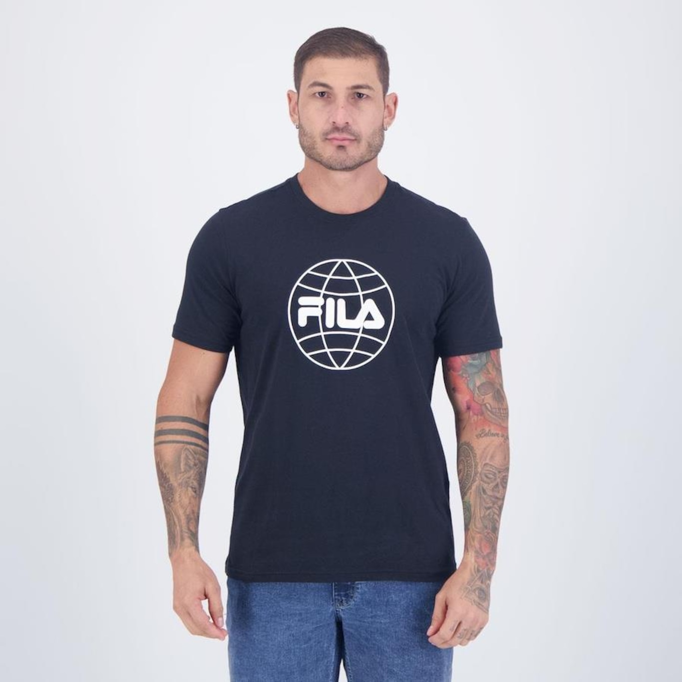 Camiseta Fila Worldwide - Masculina - Foto 1