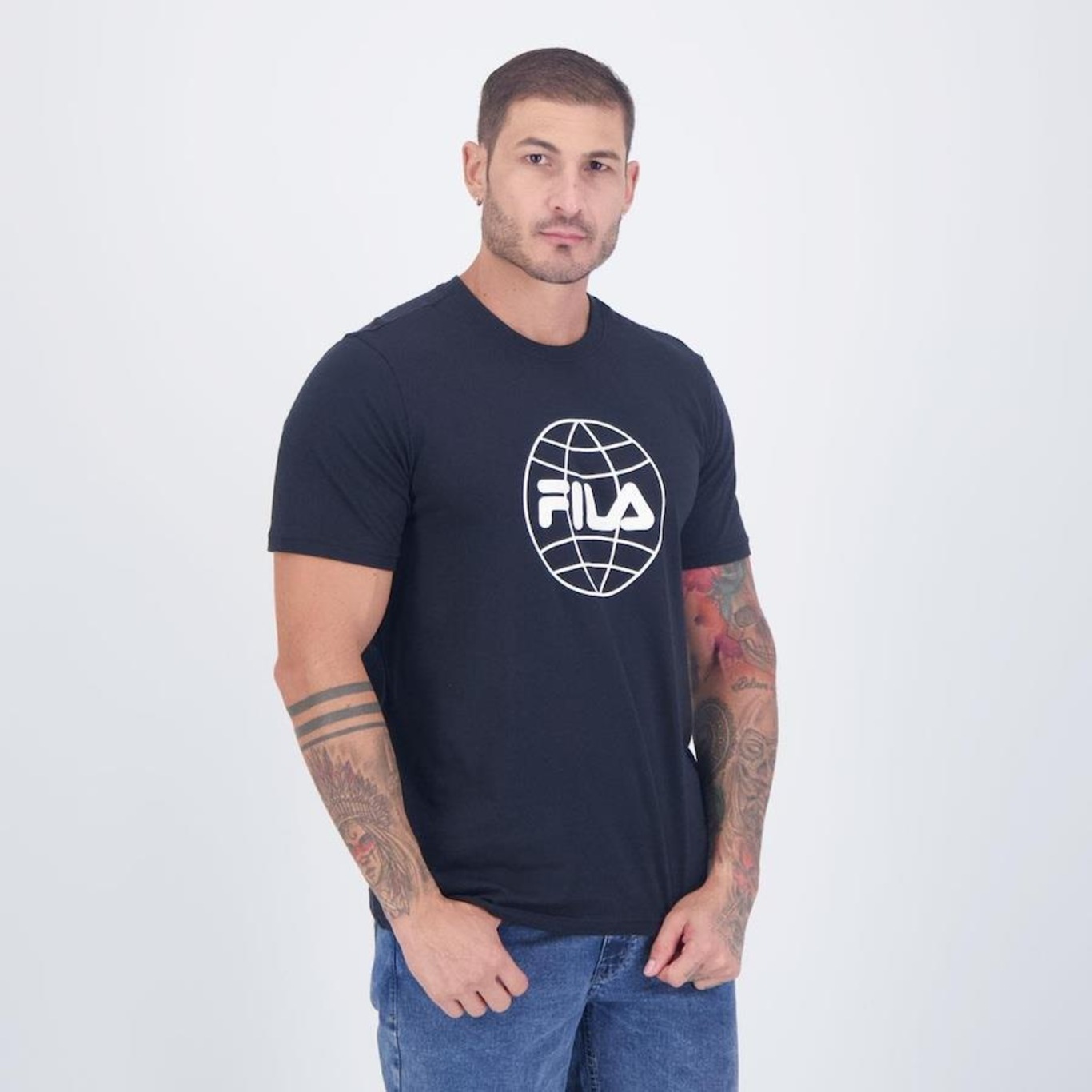 Camiseta Fila Worldwide - Masculina - Foto 2