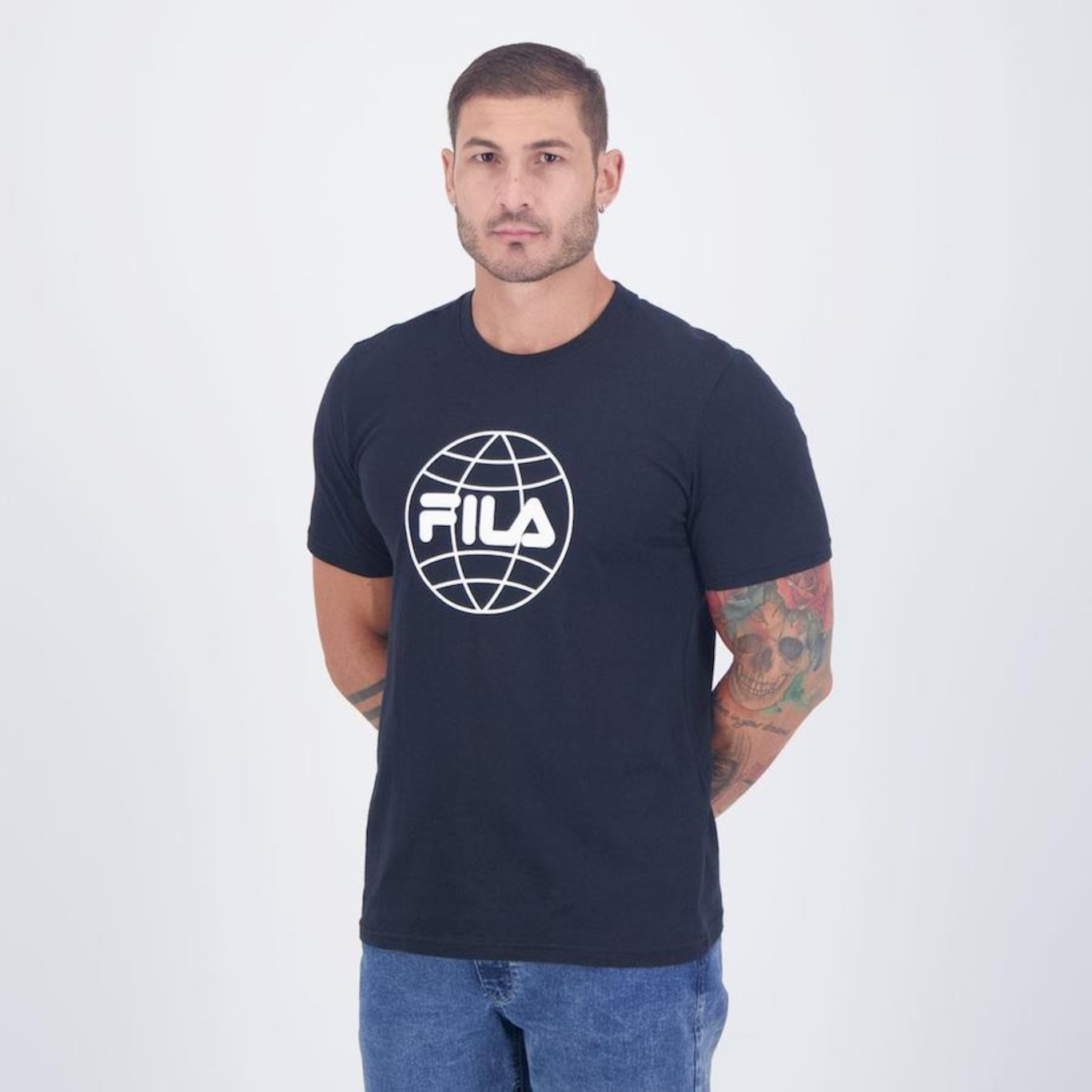 Camiseta Fila Worldwide - Masculina - Foto 3