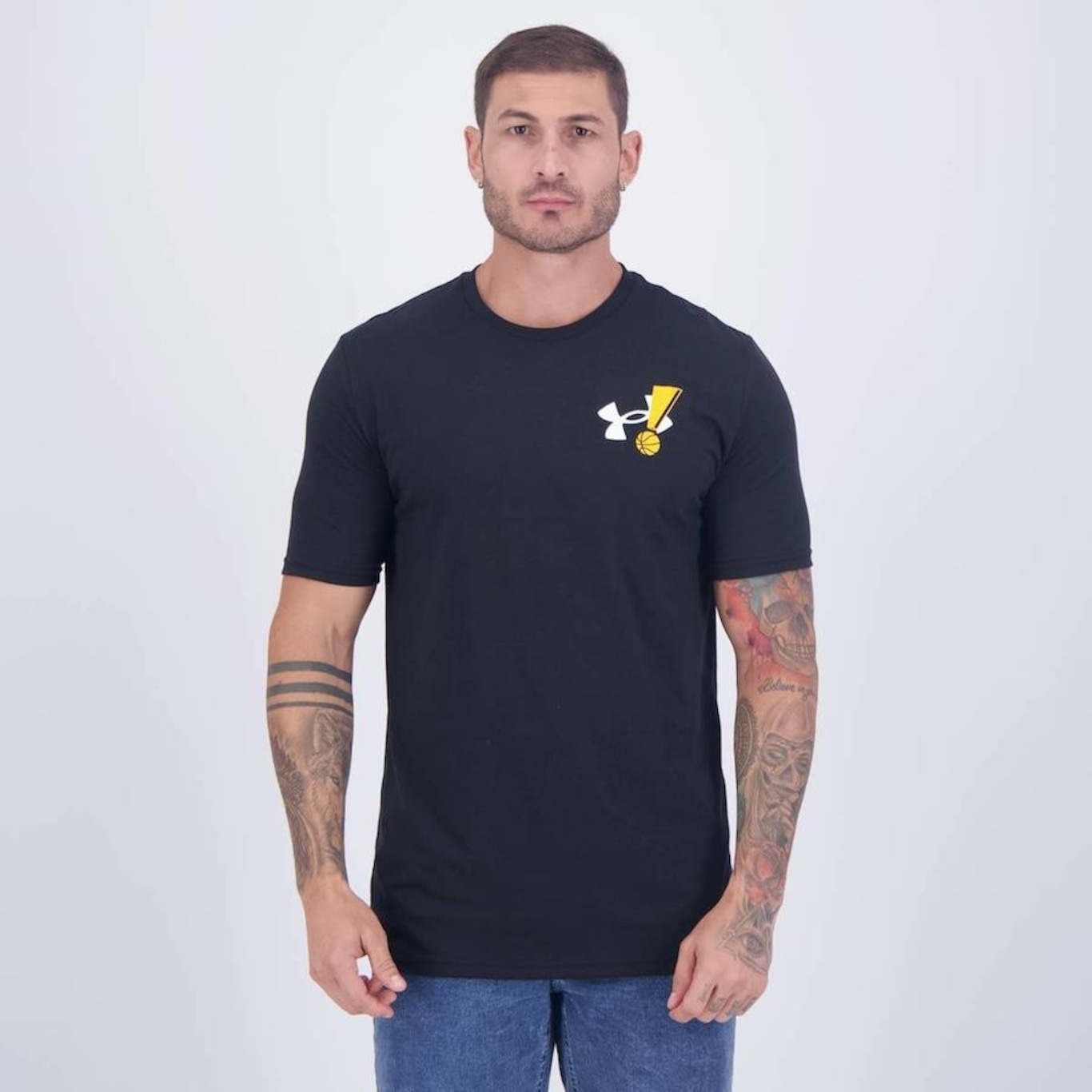 Camiseta Under Armour Exclamation B-Ball - Masculina - Foto 1