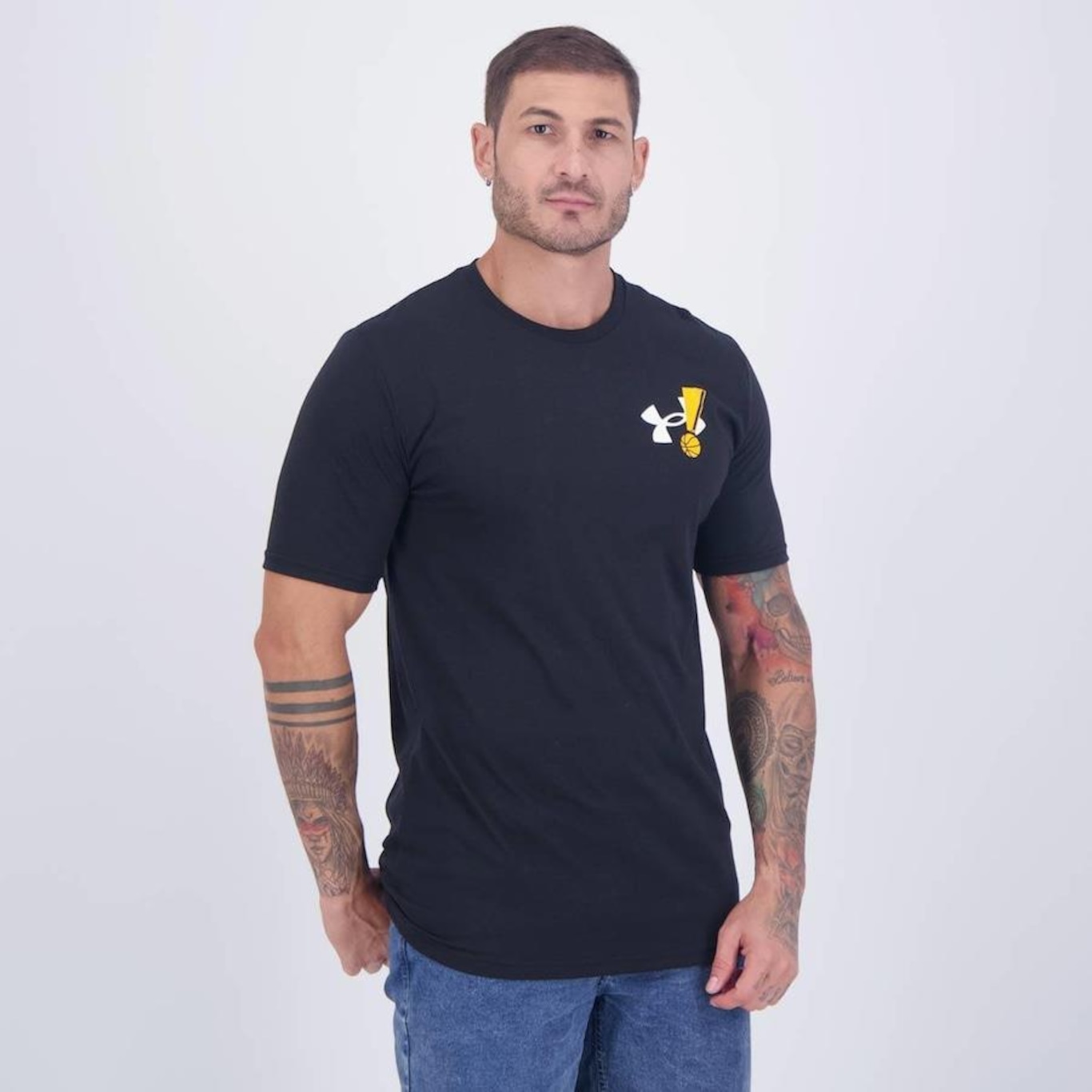 Camiseta Under Armour Exclamation B-Ball - Masculina - Foto 2