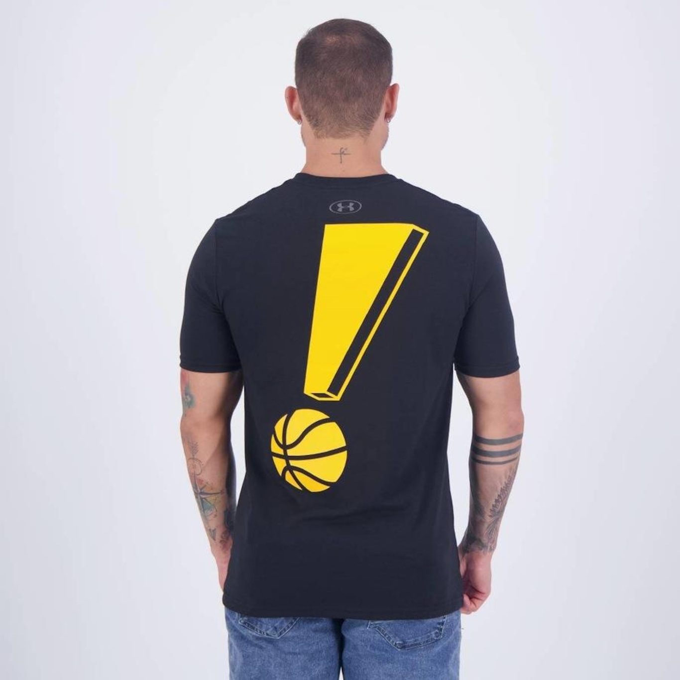 Camiseta Under Armour Exclamation B-Ball - Masculina - Foto 4