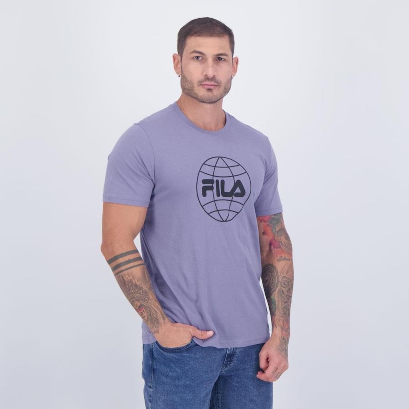 Camiseta Fila Worldwide - Masculina - Foto 2