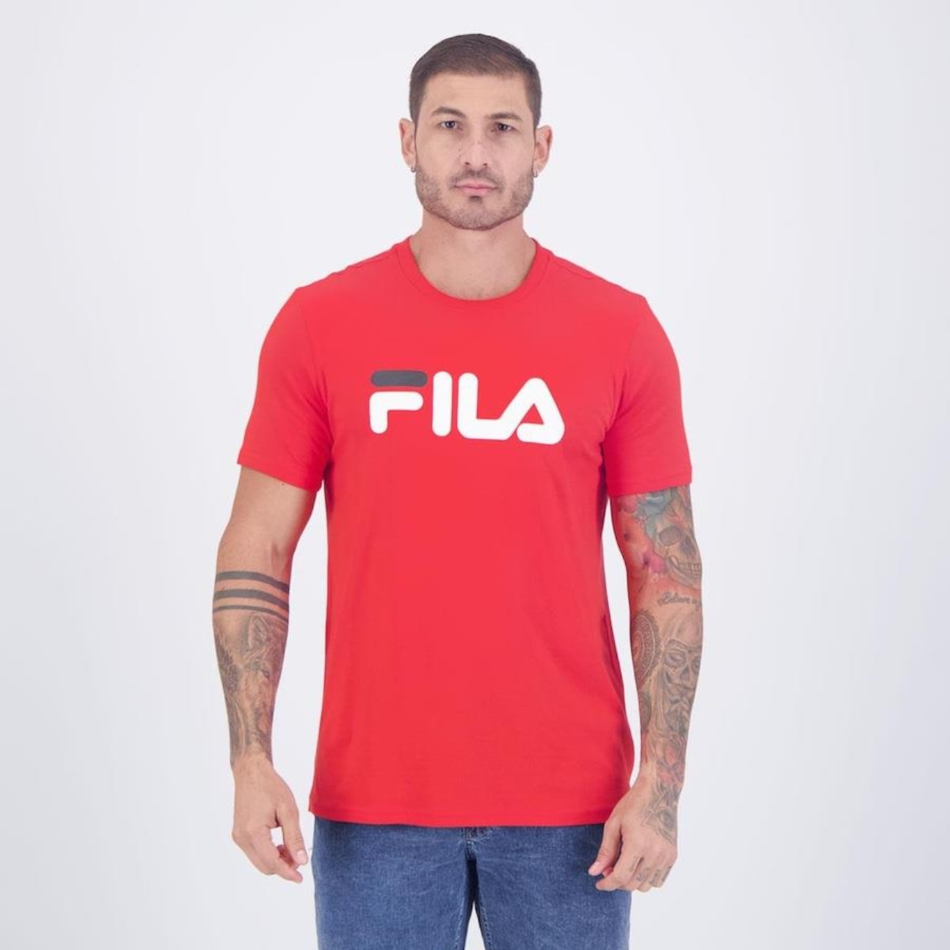 Camiseta Fila Letter Premium III - Masculina - Foto 1