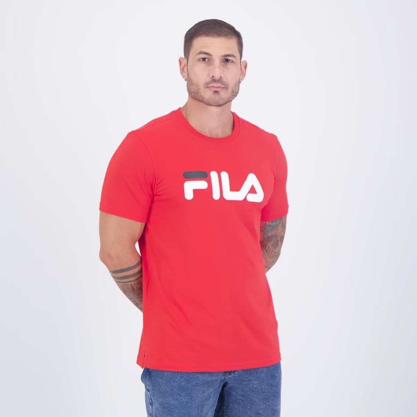 Camiseta Fila Letter Premium III - Masculina - Foto 2