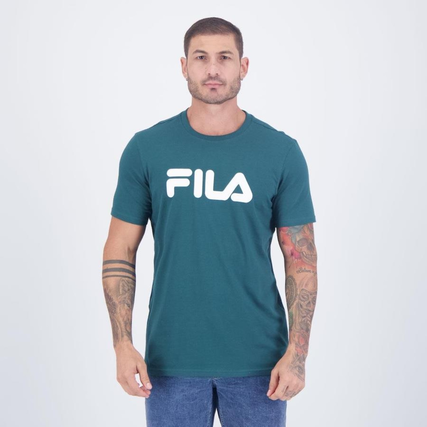 Camiseta Fila Letter Premium III - Masculina - Foto 1