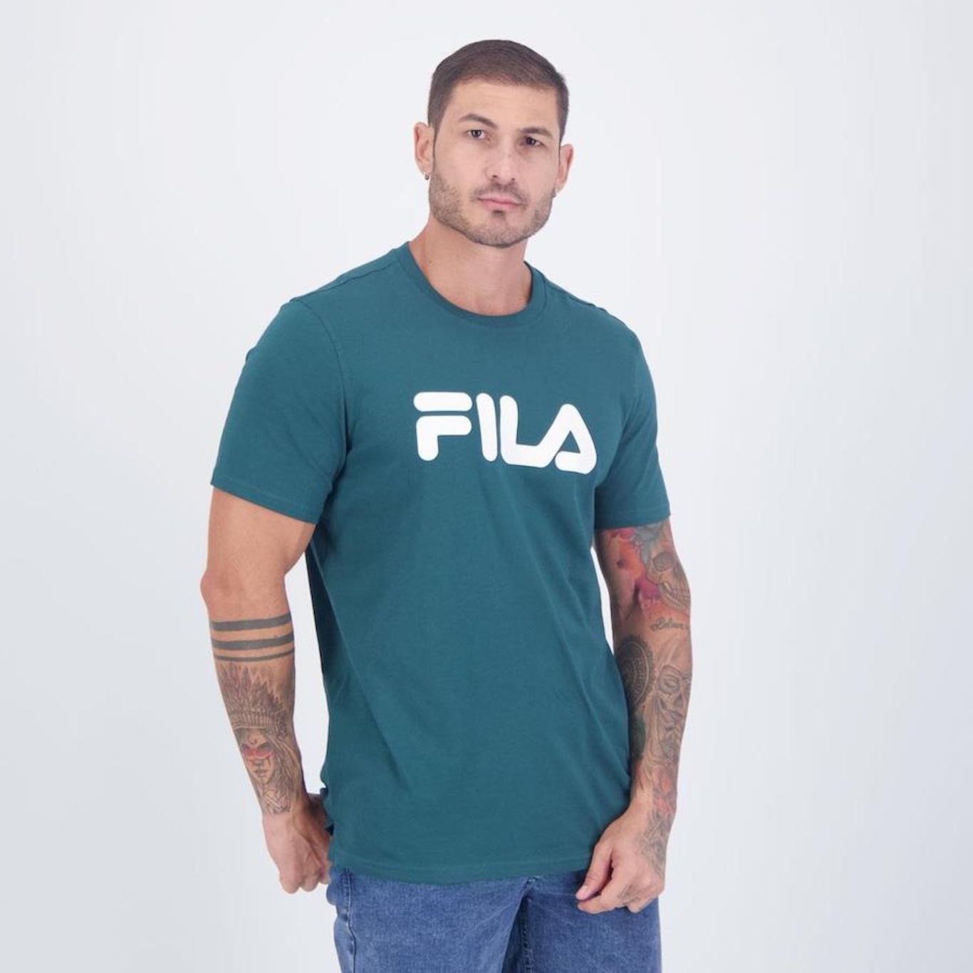 Camiseta Fila Letter Premium III - Masculina - Foto 2