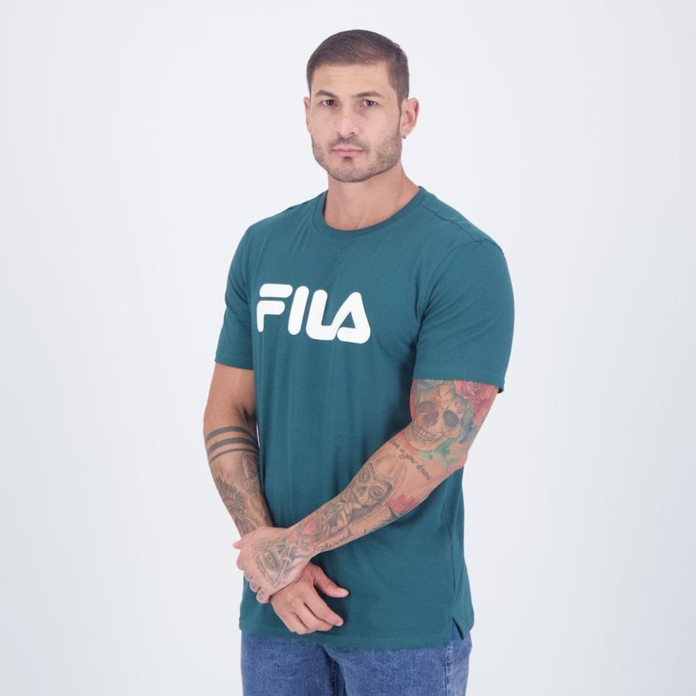 Camiseta Fila Letter Premium III - Masculina - Foto 3