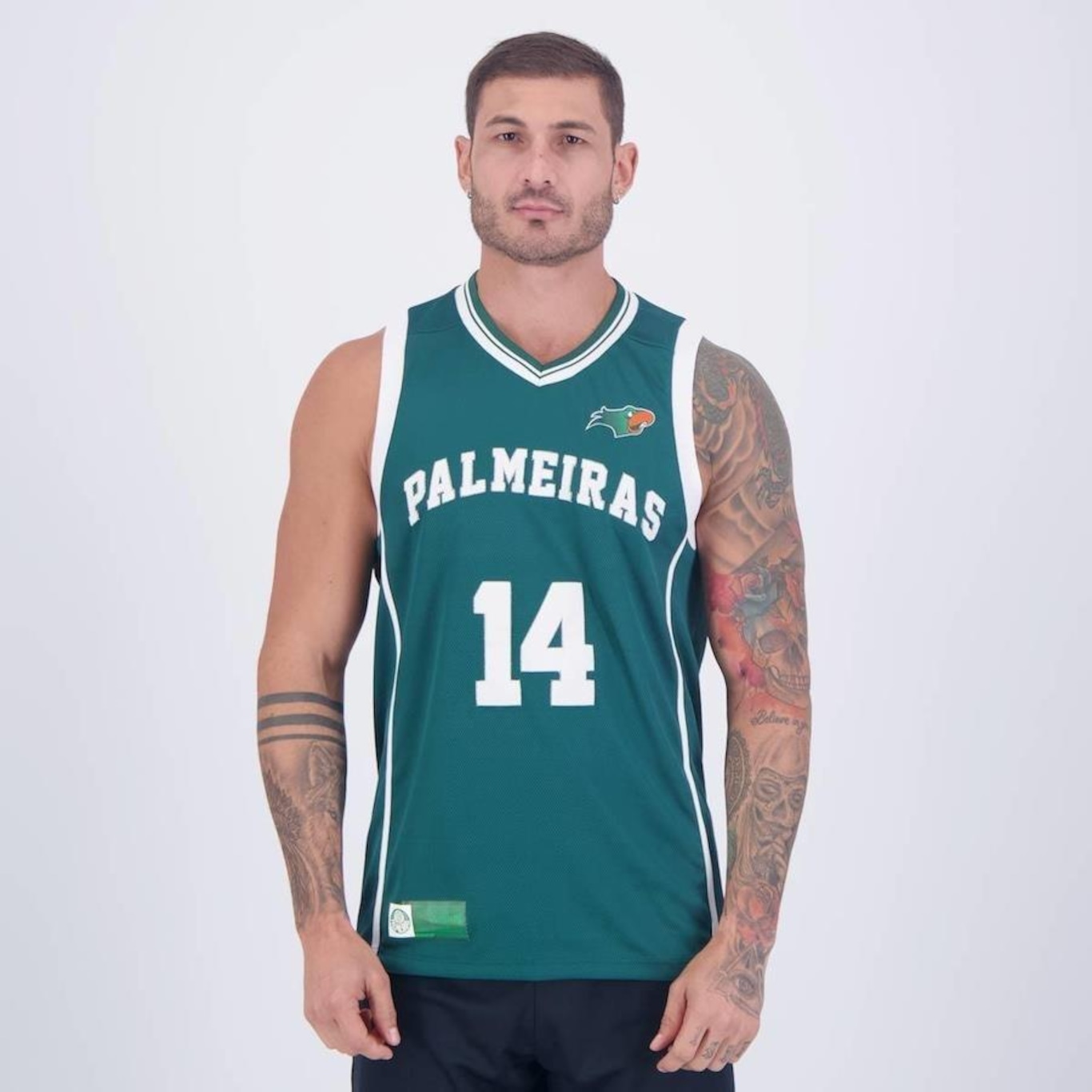 Camiseta Regata do Palmeiras Betel Basket Jump II - Masculina - Foto 1