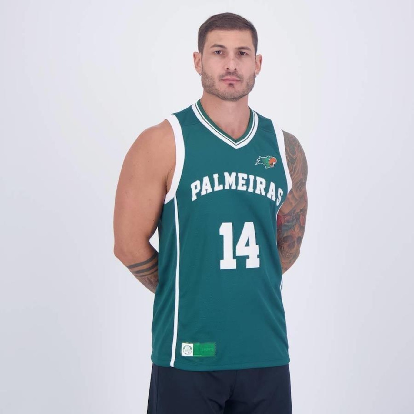 Camiseta Regata do Palmeiras Betel Basket Jump II - Masculina - Foto 6