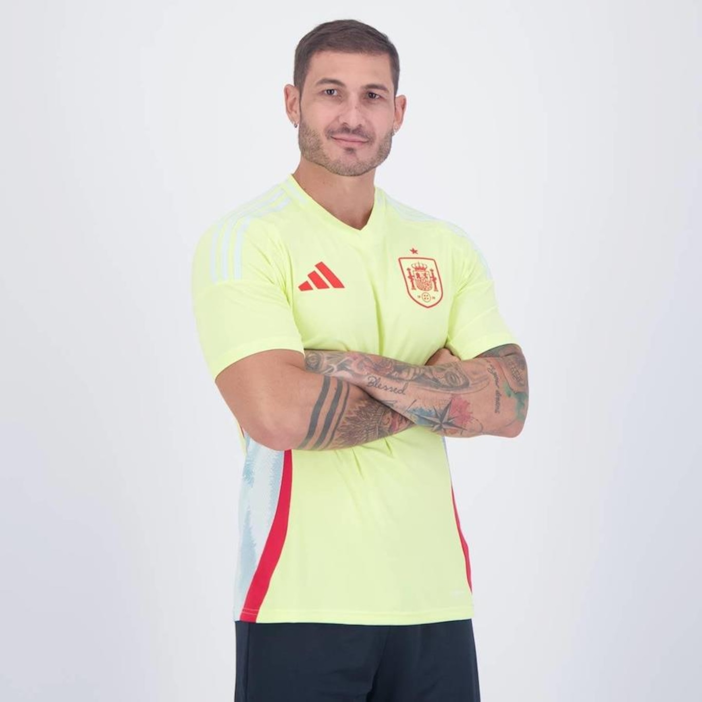 Camisa da Seleção da Espanha II 24 adidas Masculina Torcedor - Foto 2