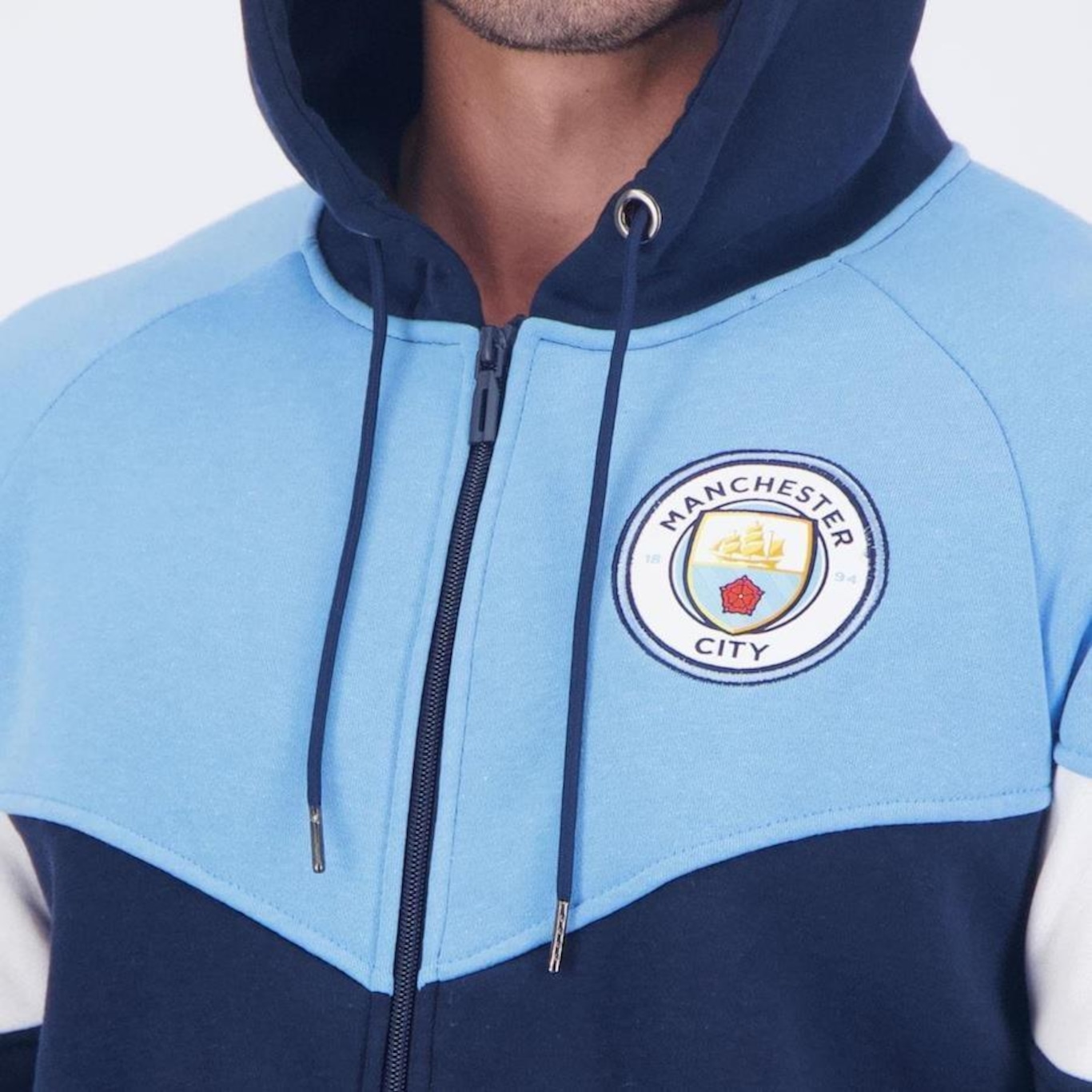 Jaqueta de Moletom Manchester City SPR - Masculina - Foto 5