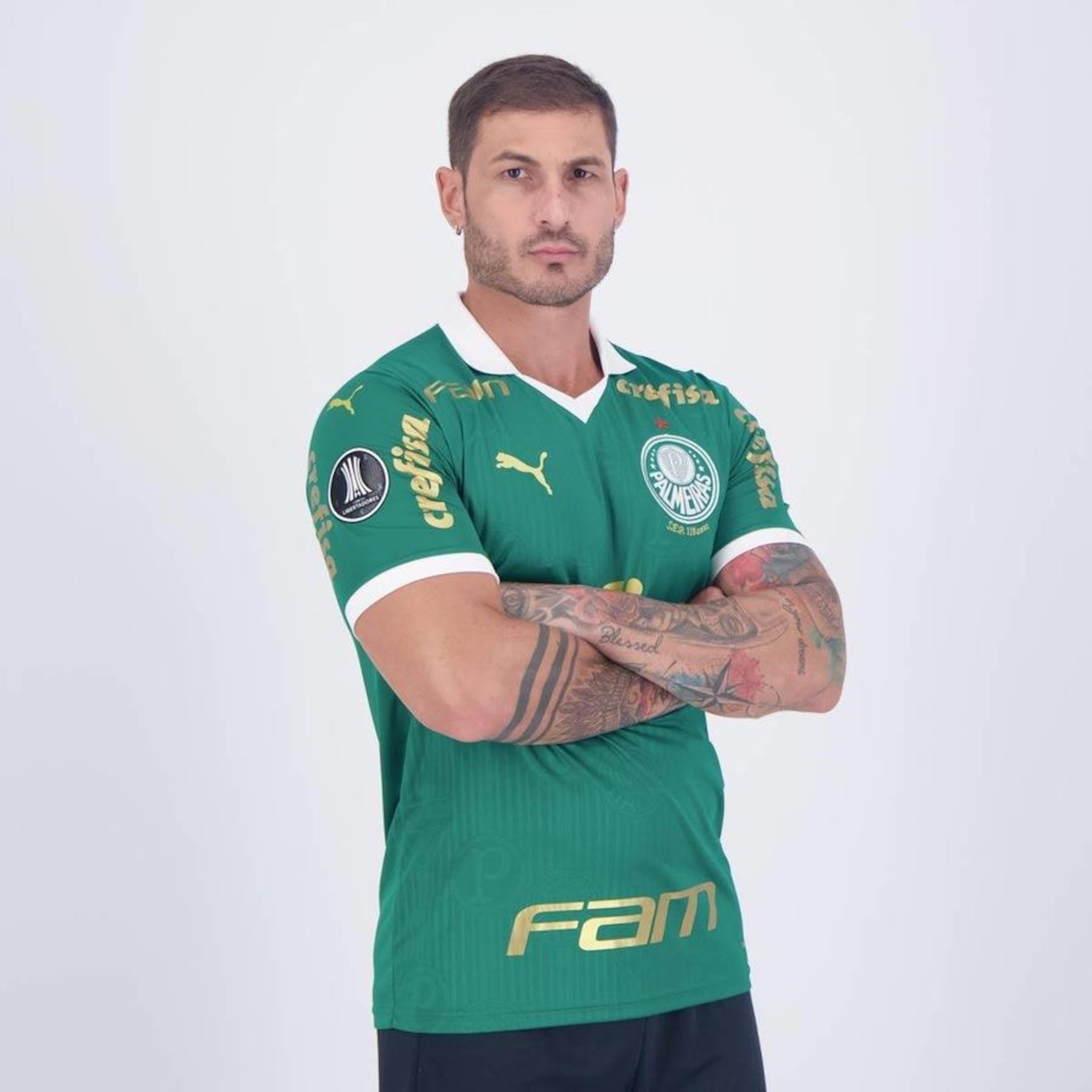 Camisa do Palmeiras I 2024 Patch Libertadores Puma - Masculina - Foto 2