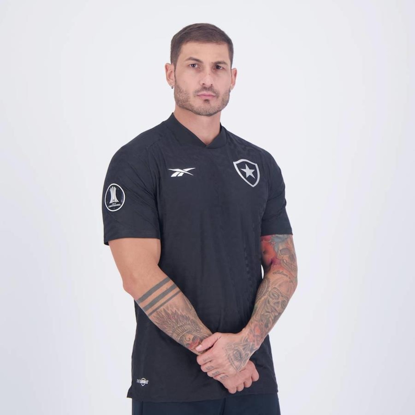 Camisa do Botafogo II 2023 Patch Libertadores Reebok - Masculina - Foto 2