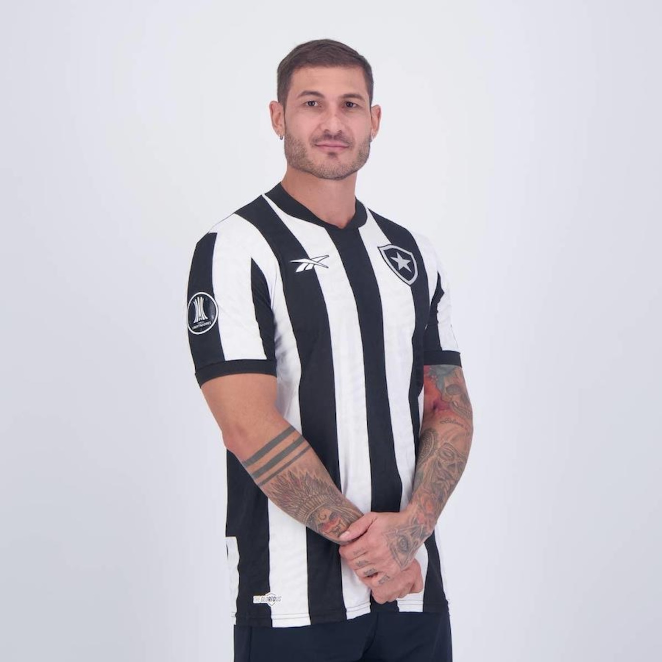 Camisa do Botafogo I 2023 Patch Libertadores Reebok - Masculina - Foto 2