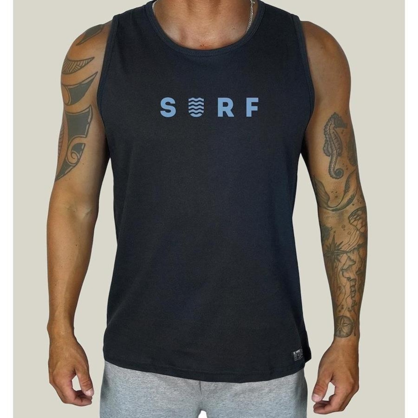 Camiseta Regata Web Surf Shop Prime - Masculina - Foto 1