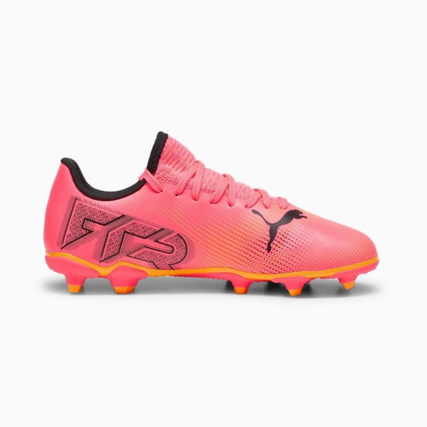 Chuteira de Campo Puma Future 7Play Fg/Ag/Jr Sunset Glow - Infantil - Foto 1