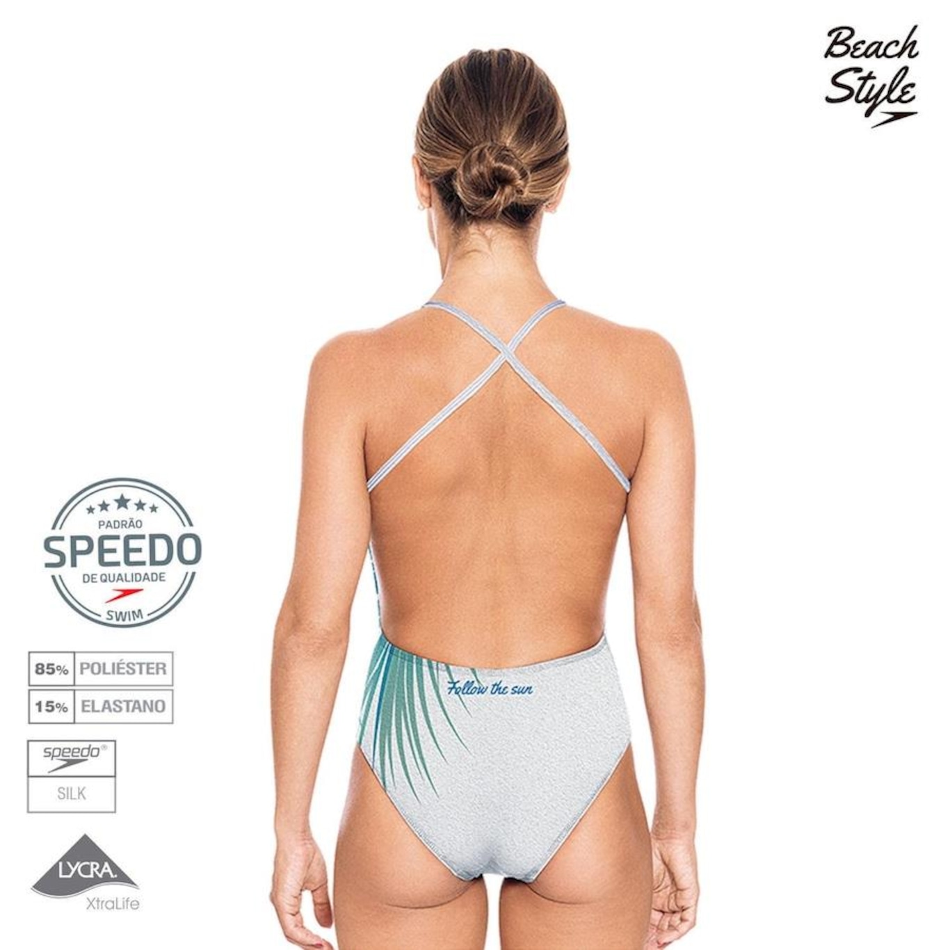 Maillot Beach Style Speedo - Feminino - Foto 2