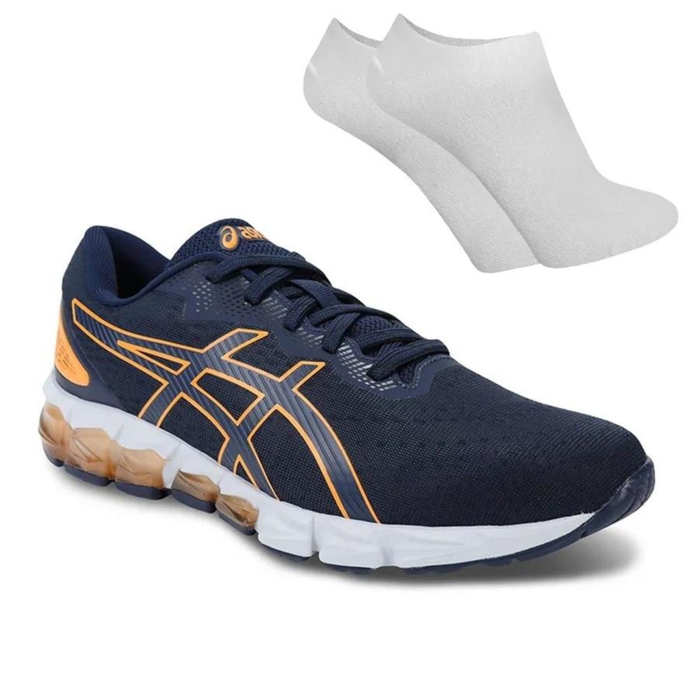 Kit Tênis Asics Gel-Quantum 180 + Par de Meias - Masculino - Foto 1