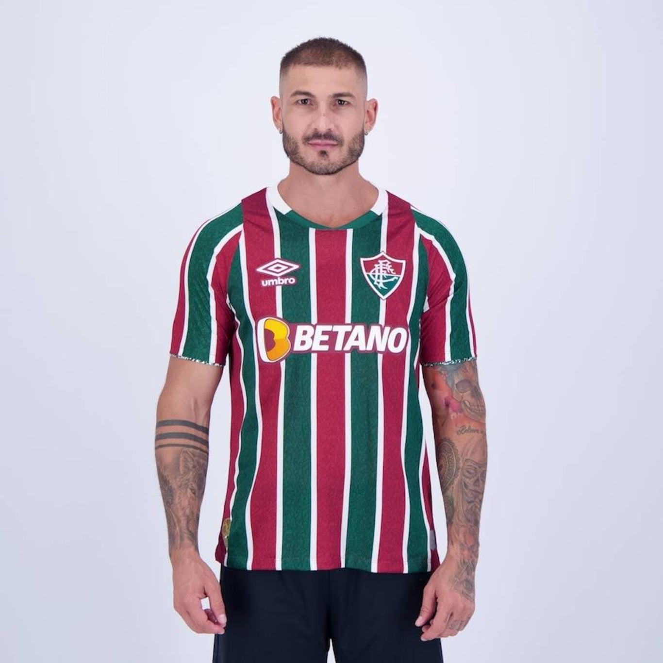 Camisa 1 do Fluminense 2024 9 John Kennedy Umbro - Masculina - Foto 1