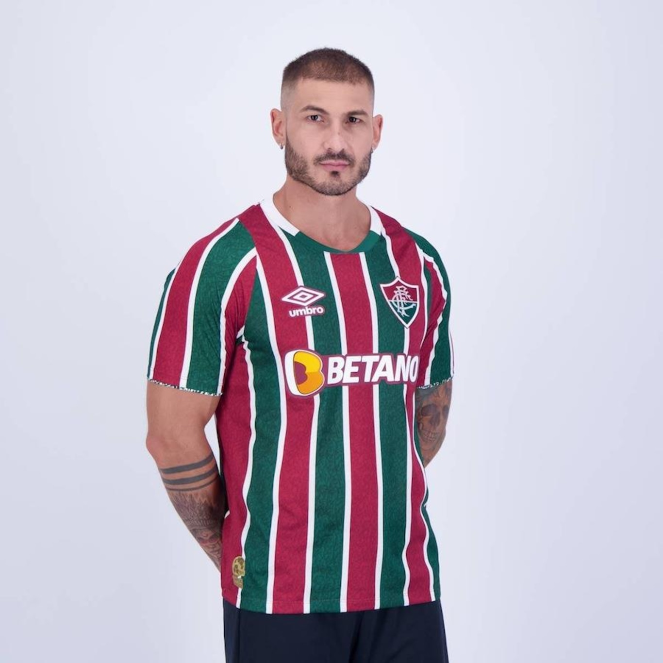 Camisa 1 do Fluminense 2024 9 John Kennedy Umbro - Masculina - Foto 3