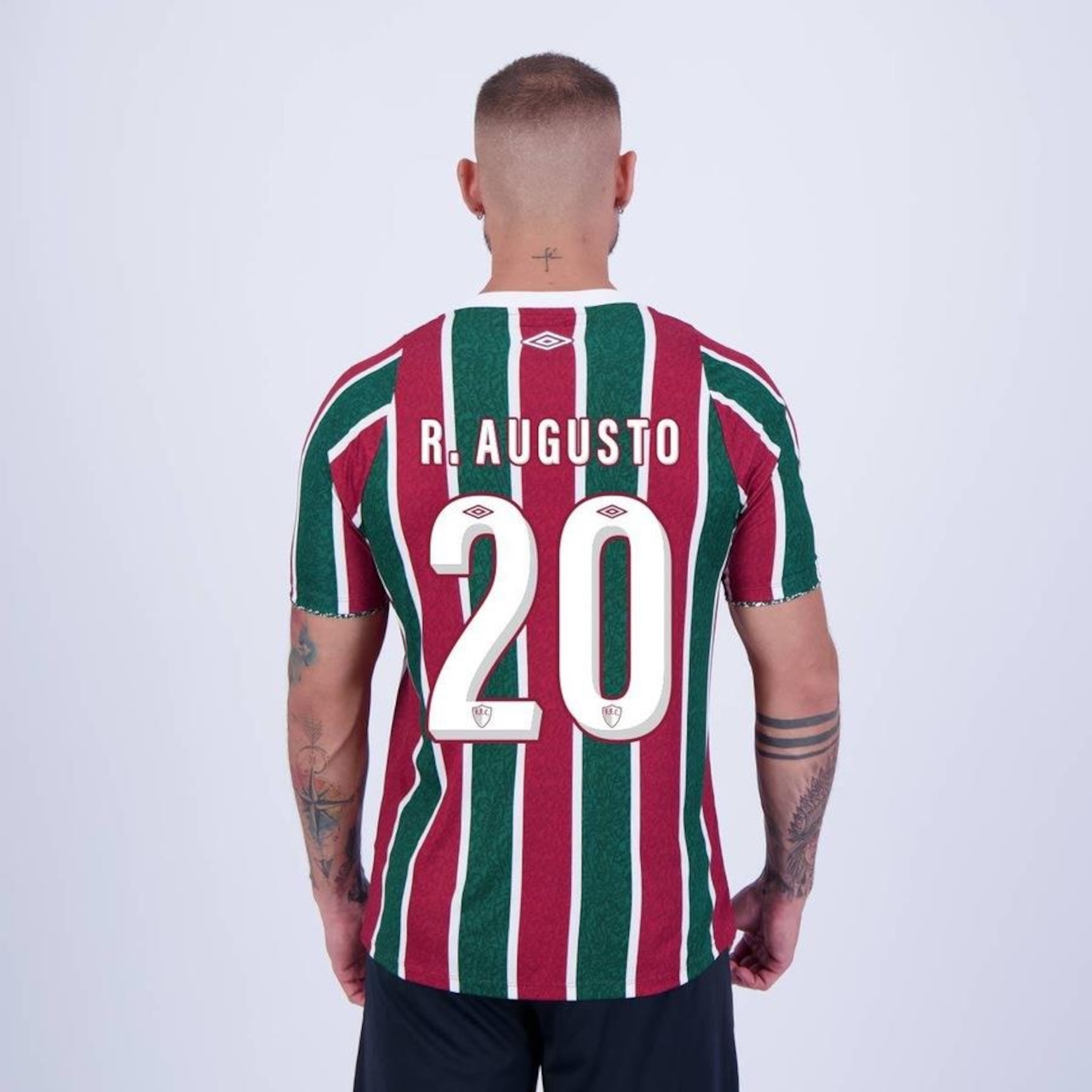 Camisa 1 do Fluminense 2024 20 R. Augusto Umbro - Masculina - Foto 2