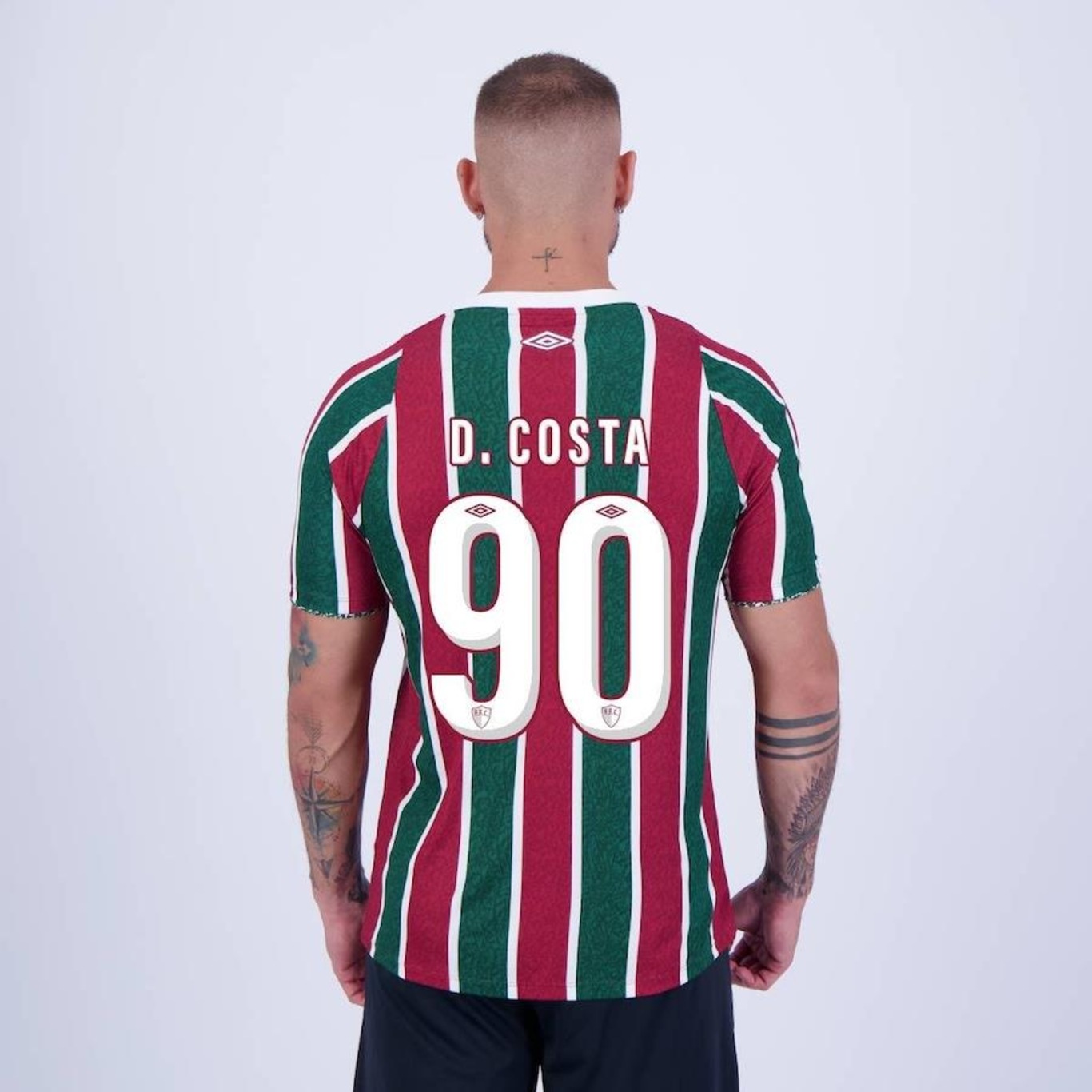 Camisa 1 do Fluminense 2024 90 Douglas Costa Umbro - Masculina - Foto 2