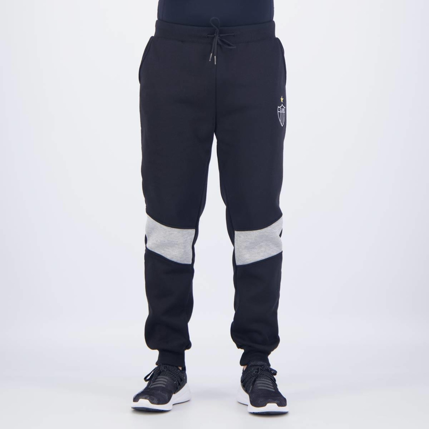 Calça de Moletom do Atlético Mineiro Spr Escudo - Masculina - Foto 1