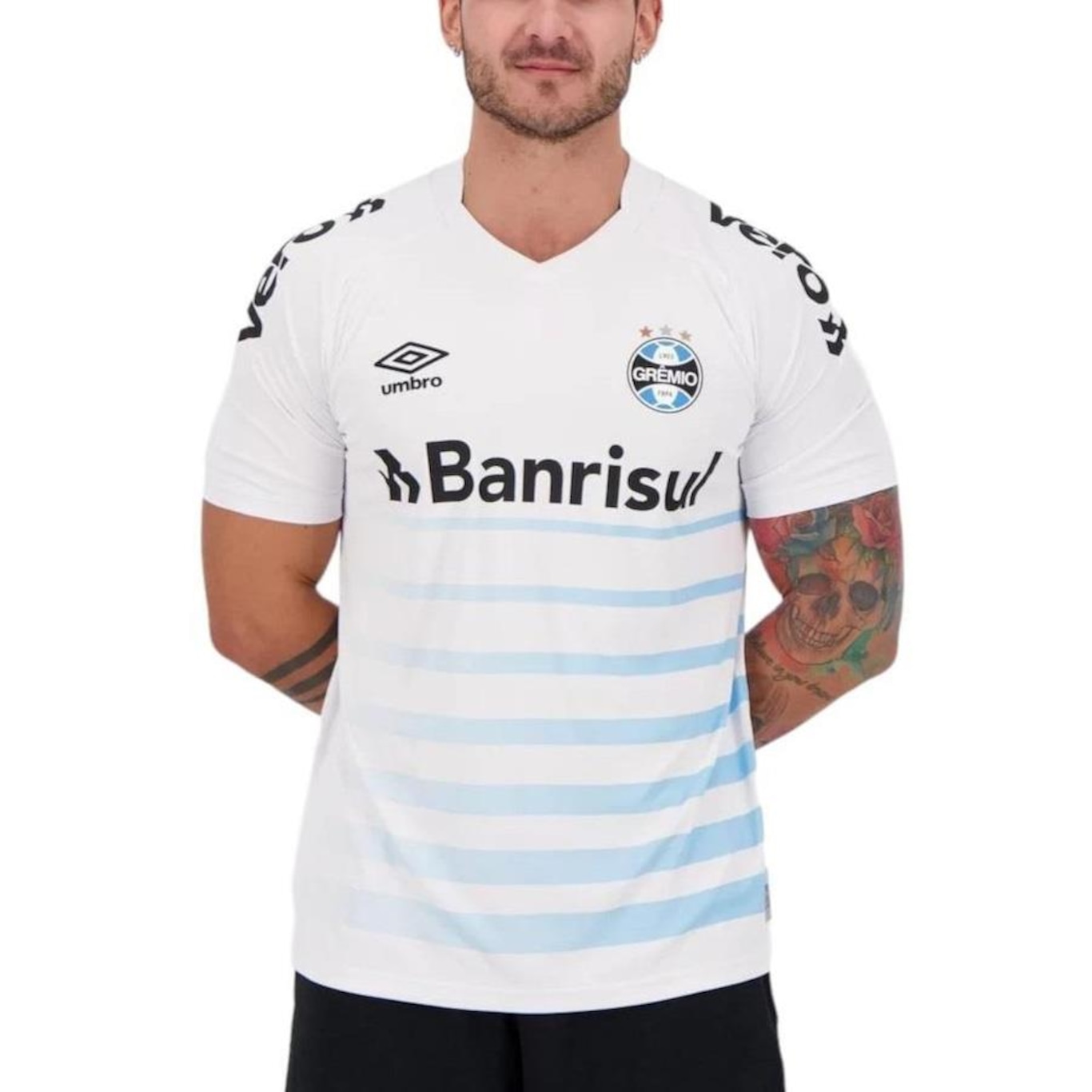 Camisa do Grêmio Of. 2 2021 (Clube) Umbro - Masculina - Foto 1