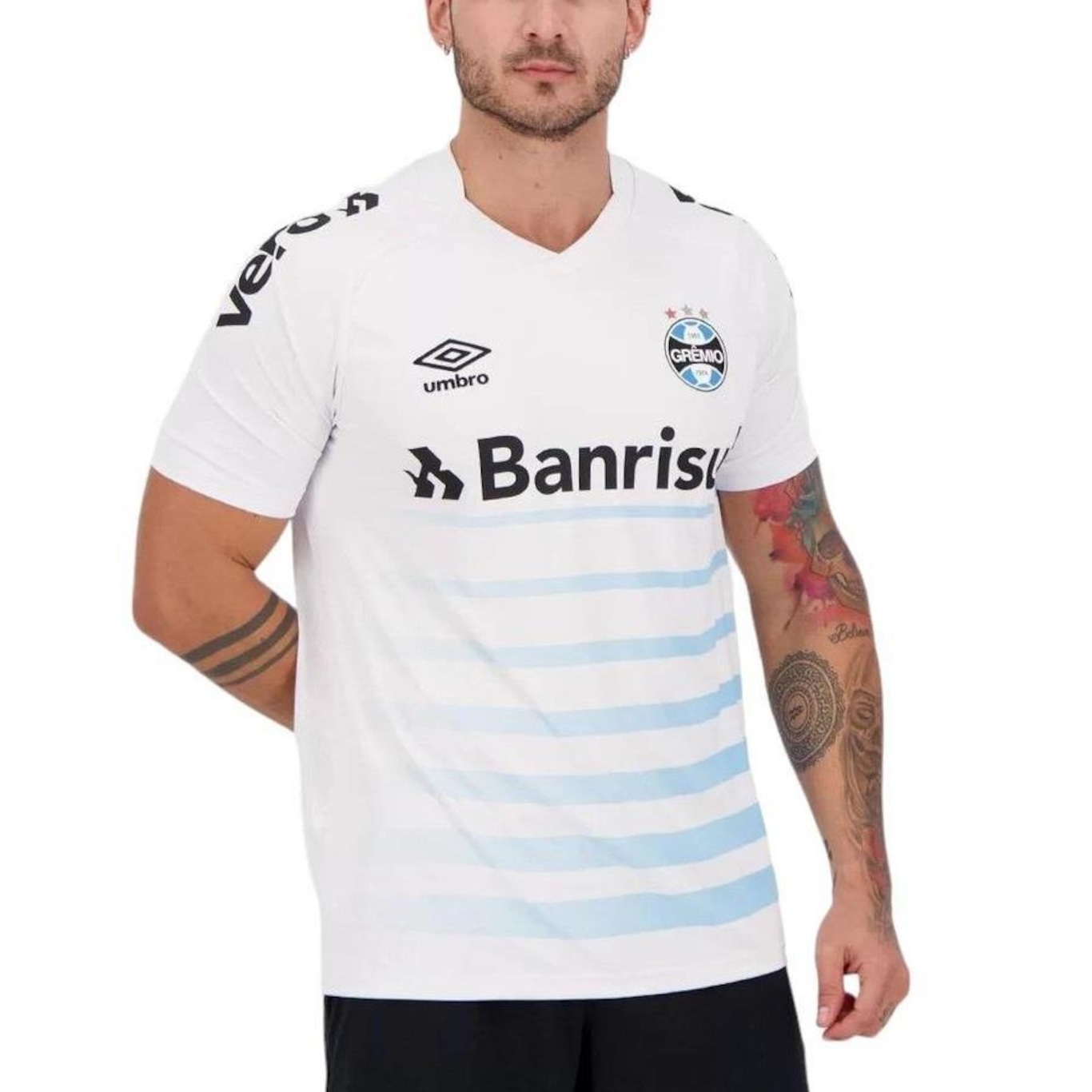 Camisa do Grêmio Of. 2 2021 (Clube) Umbro - Masculina - Foto 4