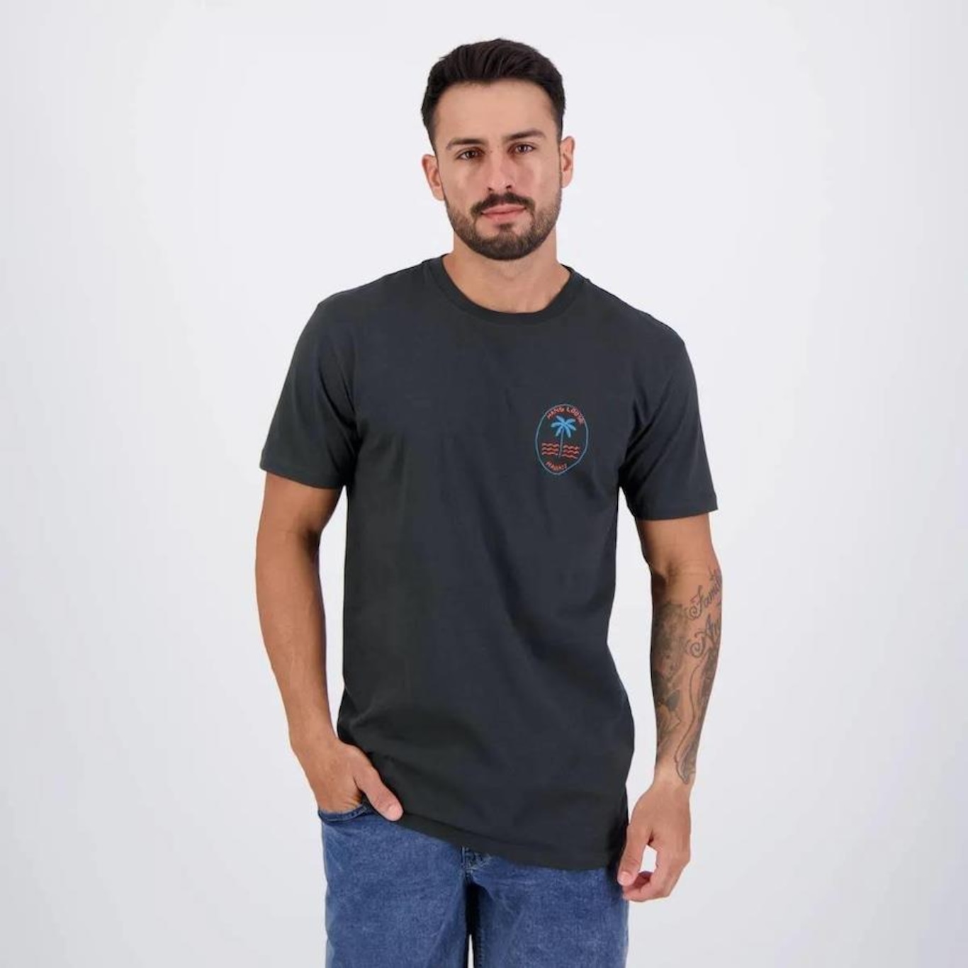 Kit Camisetas Hang Loose Label - 2 Unidades - Masculina - Foto 2