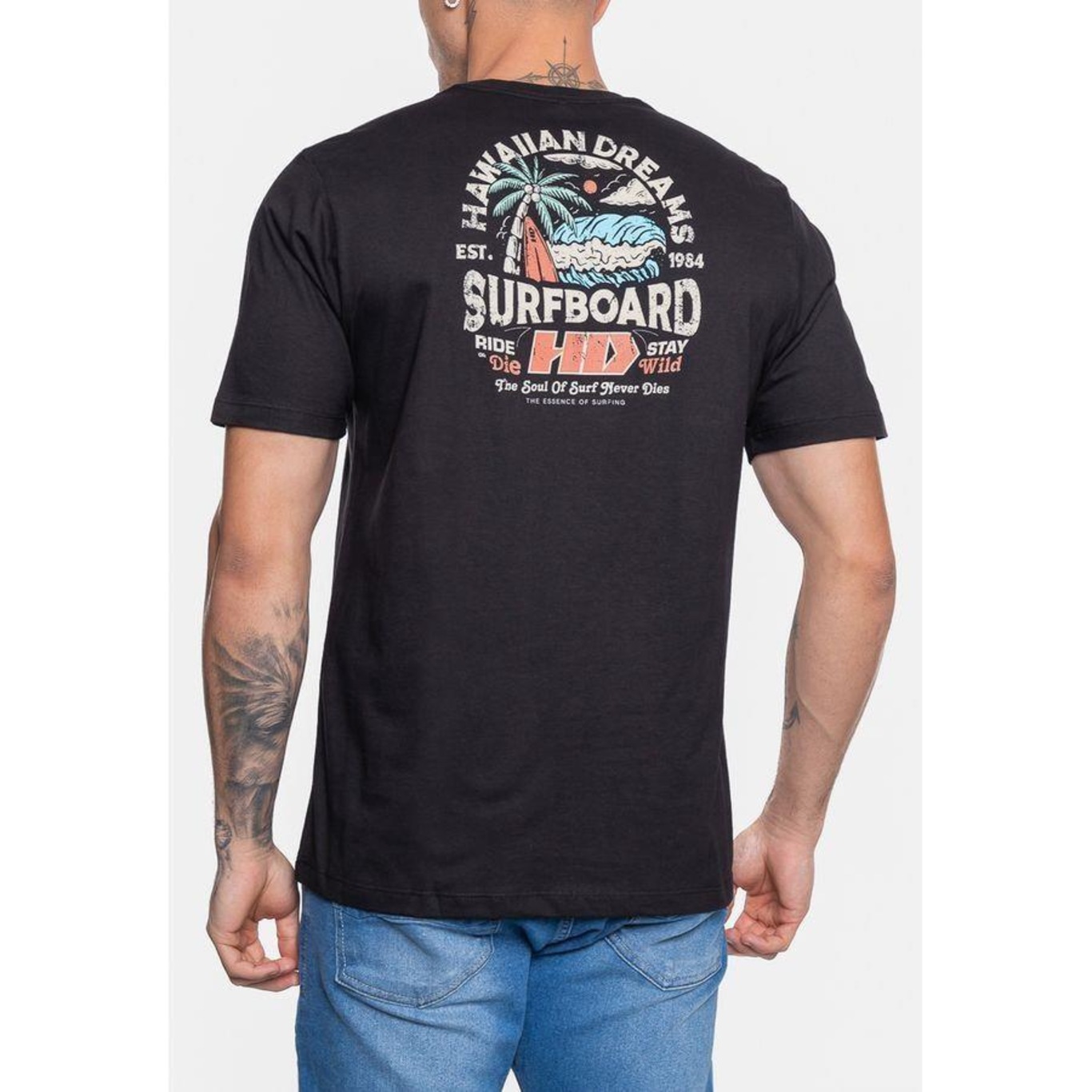 Camiseta Hd Masculinoa Surfboard - Hd - Foto 2