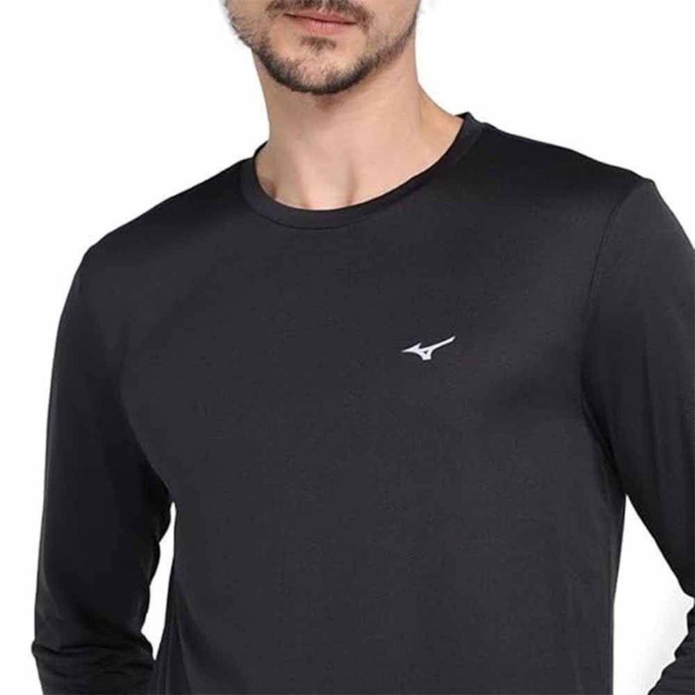 Camiseta Mizuno Manga Longa Nirvana New - Masculina - Foto 3