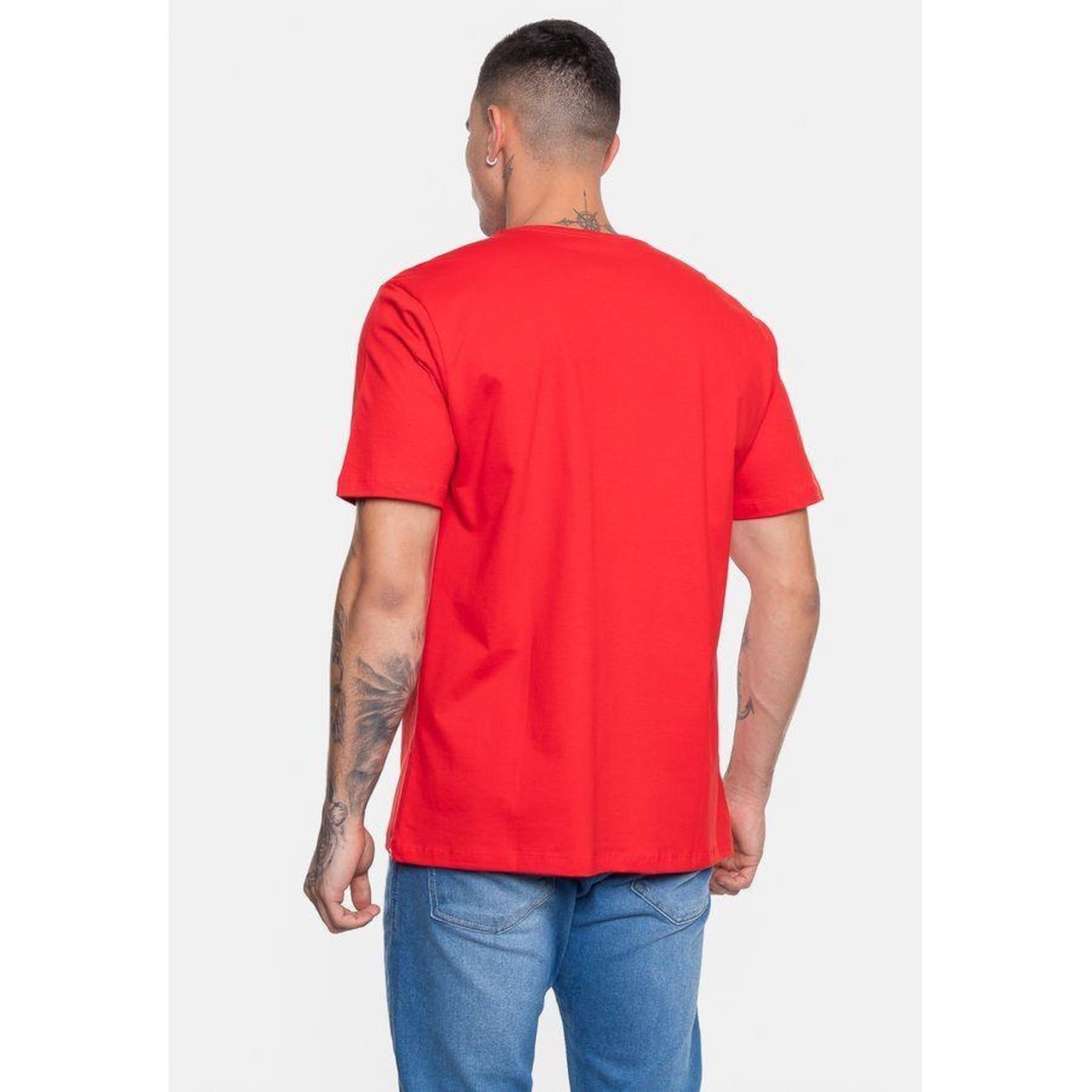 Camiseta Fatal Estampada Metalizada - Masculina - Foto 2