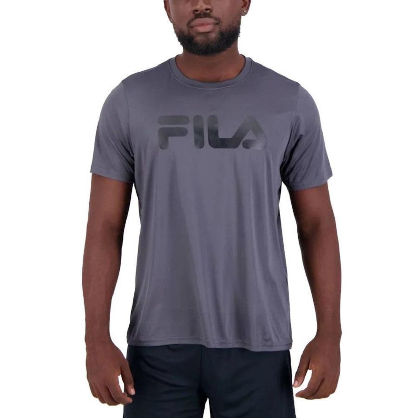 Camiseta Fila Basic Sports Polygin - Masculina - Foto 1