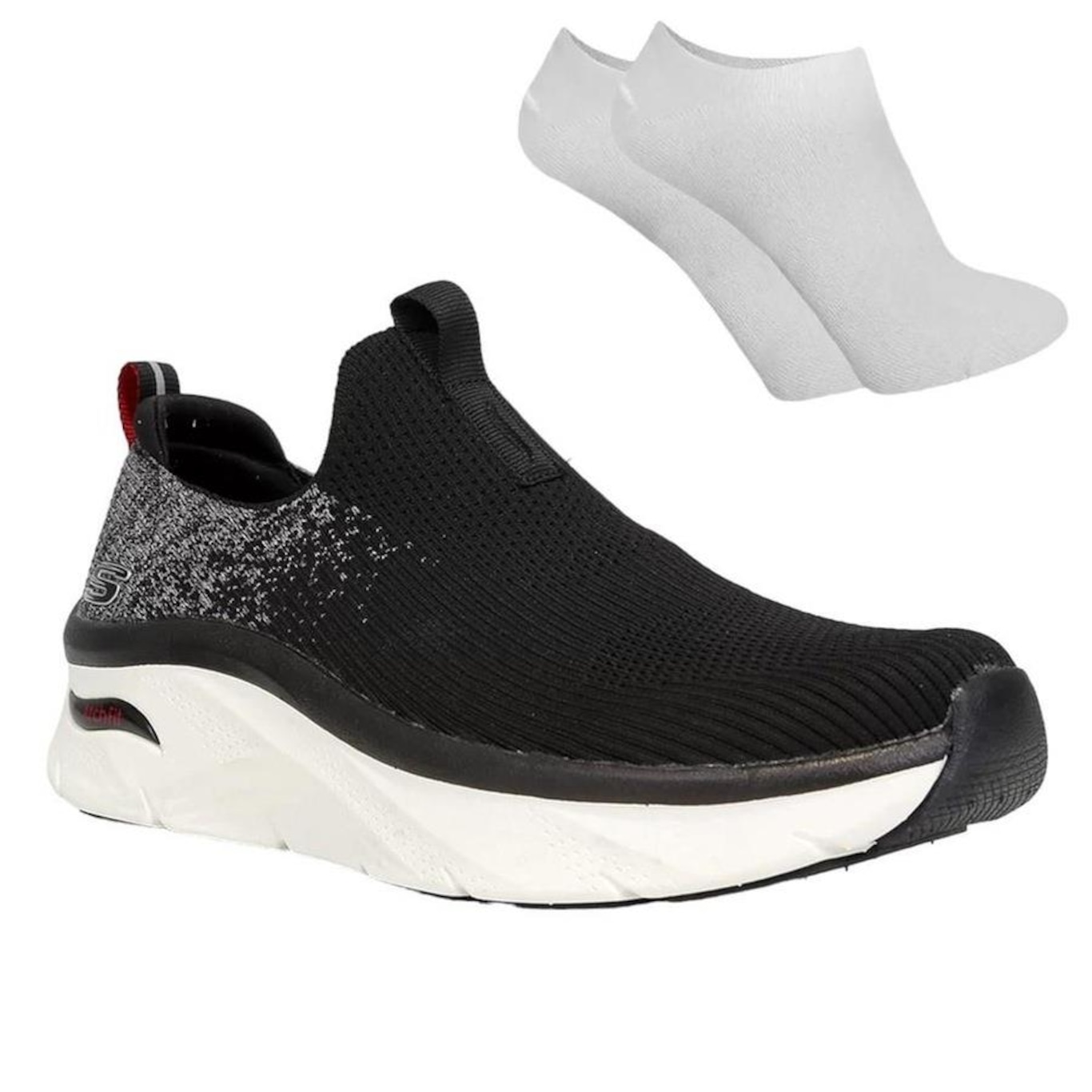 Kit Tênis Skechers Arch Fit - Masculino + Par De Meia - Foto 1