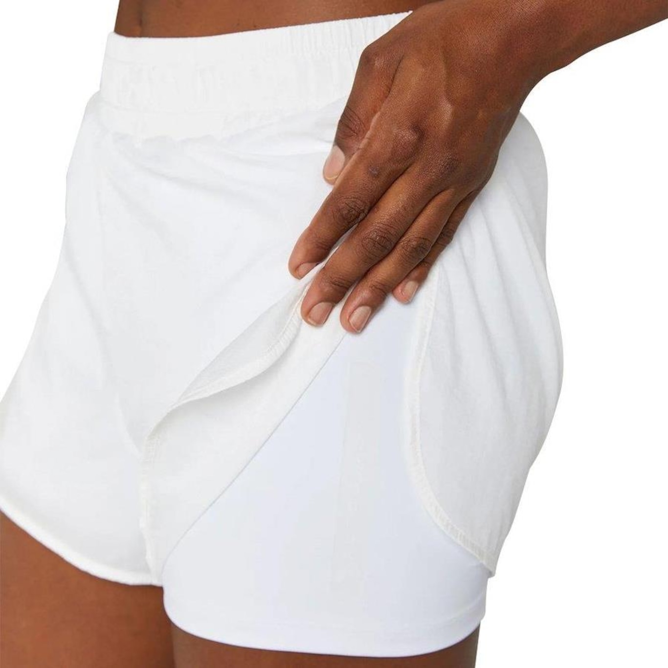 Shorts Alto Giro Sobreposto Eterno - Feminino - Foto 3