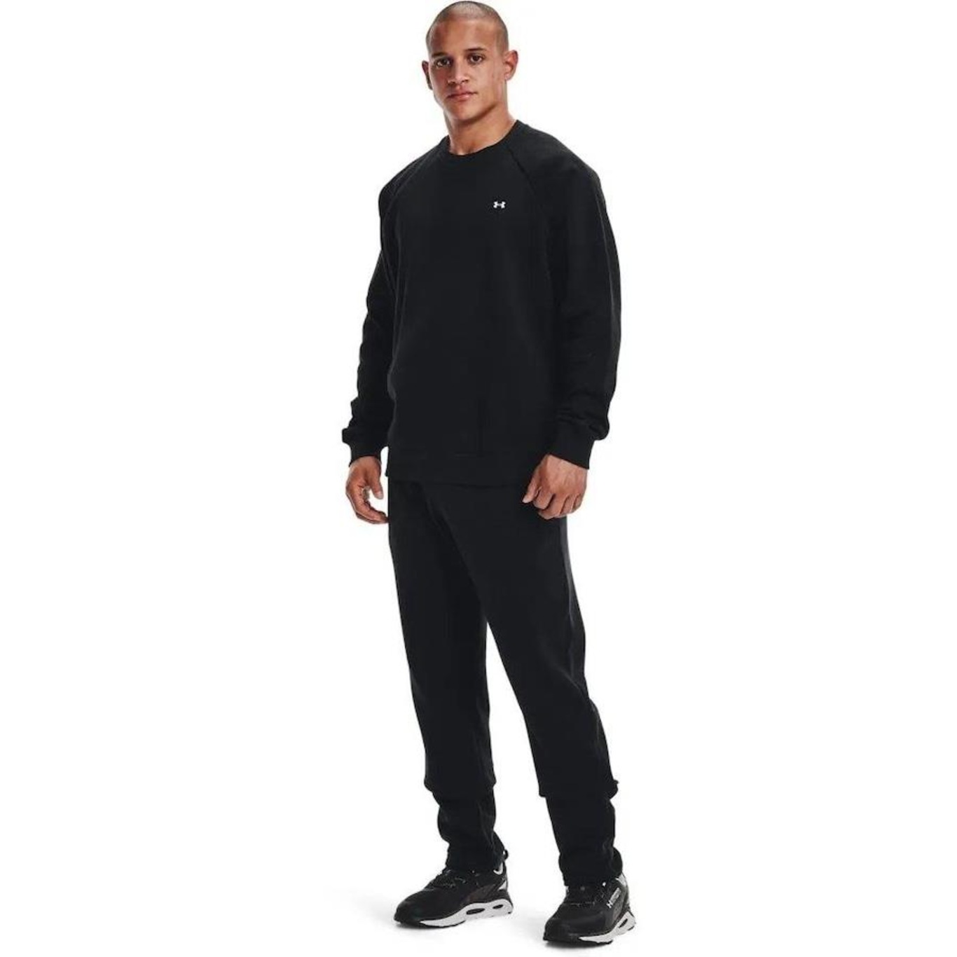 Blusão sem Capuz Under Armour Rival Fleece Crew - Masculino - Foto 4