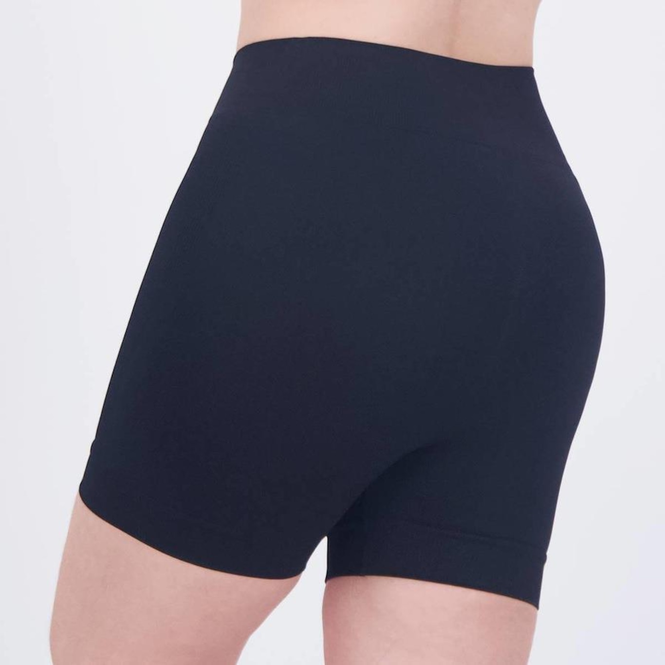 Shorts Selene Canelado Sem Costura - Feminino - Foto 3